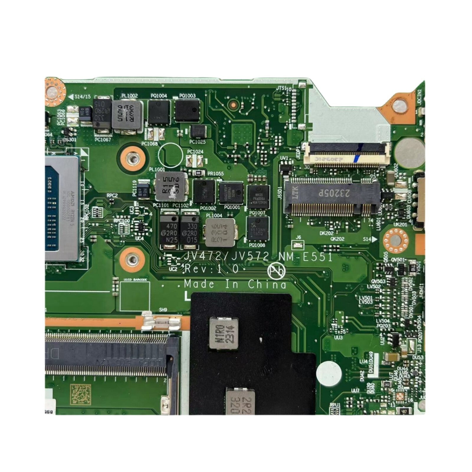 5B21H24551 For Lenovo V15 G3 ABA Laptop Motherboard R5-5625U-CPU 8GB-RAM NM-E551 - Bighao-Era Laptop part