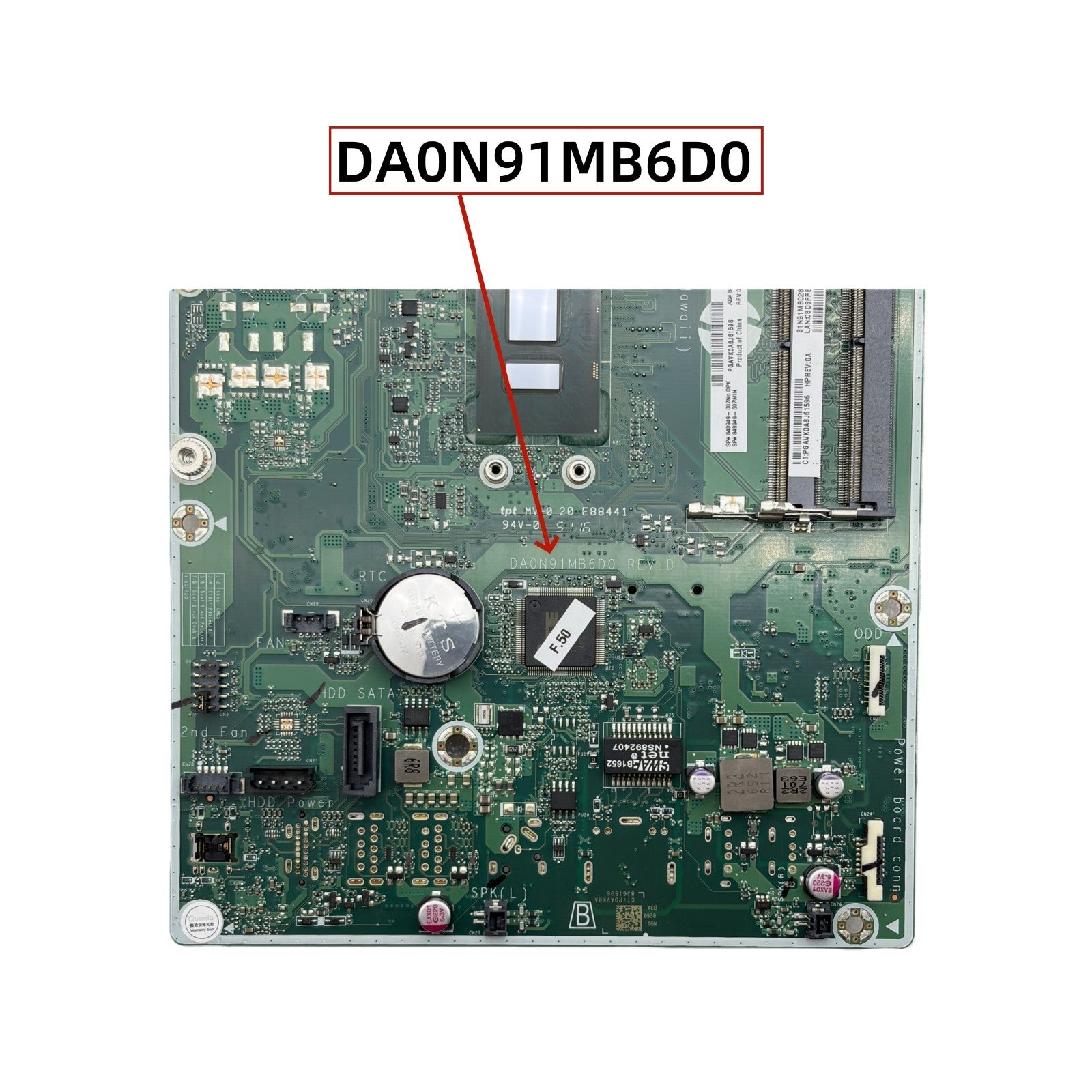 HP All-In-One 24-G Motherboard DA0N91MB6D0 for i3-7100 CPU DDR4 - Bighao-Era Laptop part