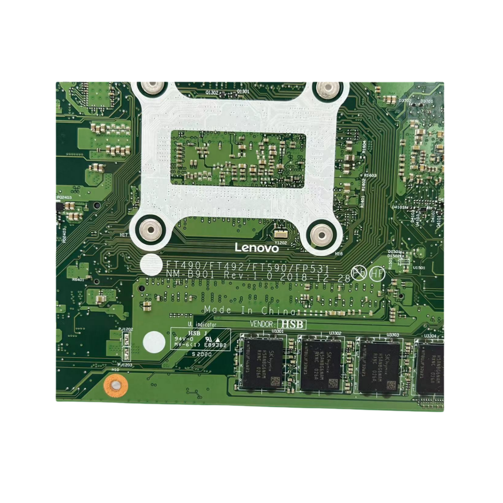 01YT443 For Lenovo Thinkpad P53s T590 Motherboard i7-8665U P520 2G 16GB NM-B901