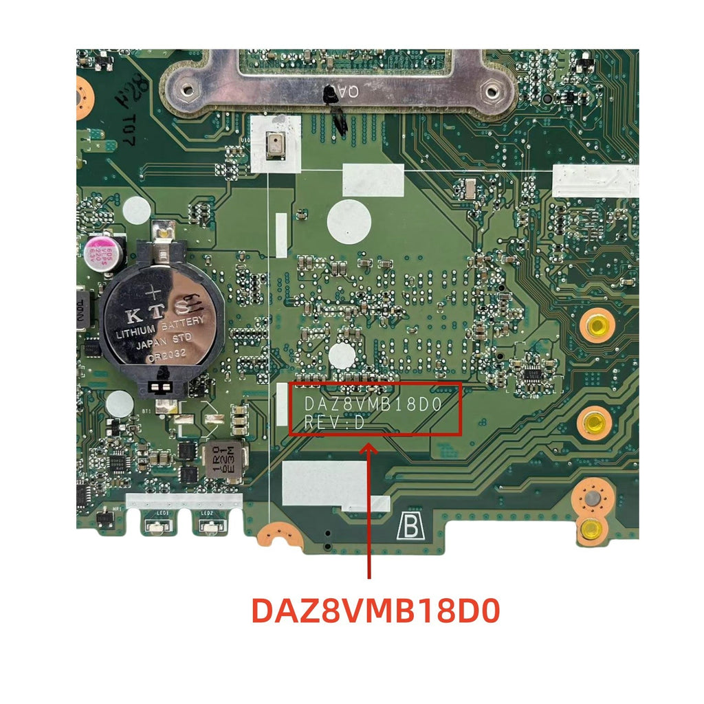 DAZ8VMB18D0 Z8V For ACER E5-475 E5-475G Motherboard i5-6200U 940MX-2G NBGCP11001 - Bighao-Era Laptop part