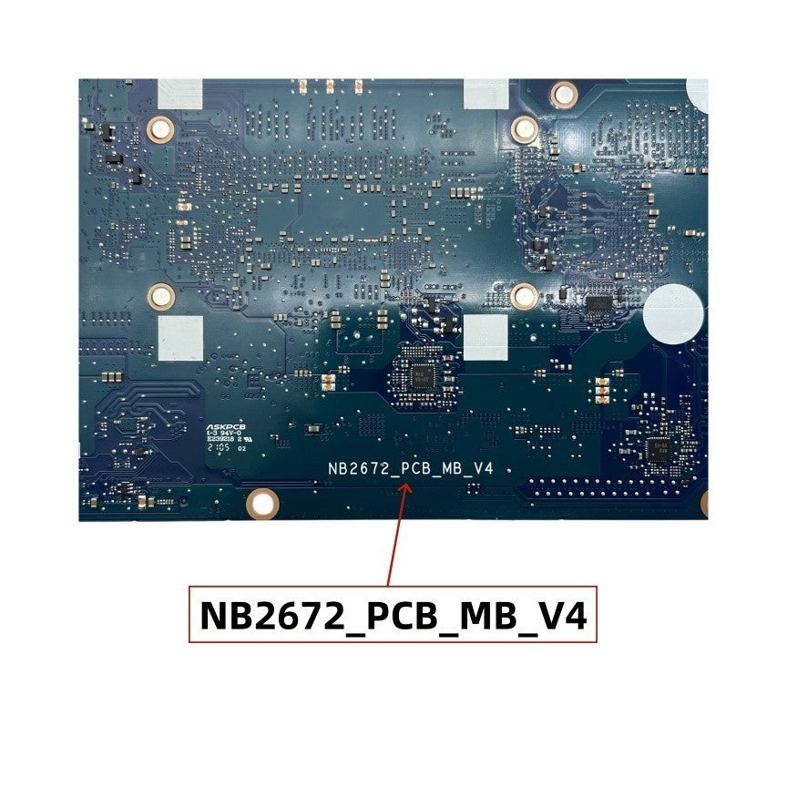 NB2672_PCB_MB_V4 For Acer Swift 3X SF314-510G Motherboard i5 i7 CPU 8GB 4G-GPU - Bighao-Era Laptop part
