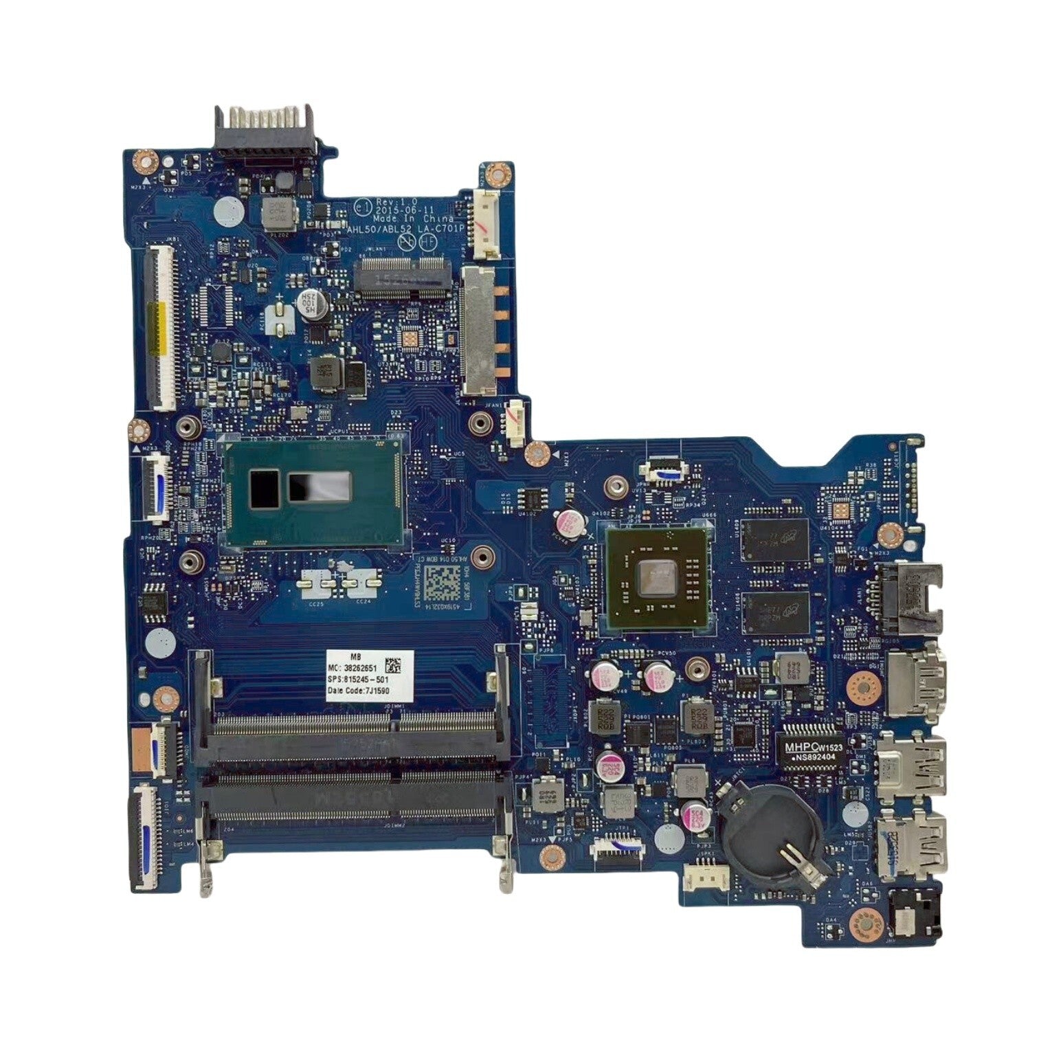 HP Pavilion 15-AC Motherboard LA-C701P for 815245-501 R5 M330 2G i5-5200U - Bighao-Era Laptop part