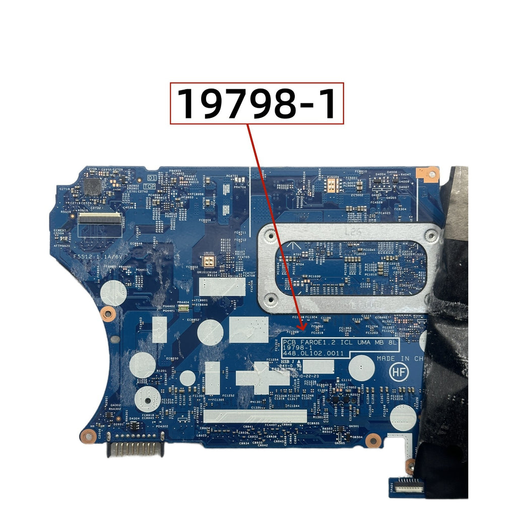 HP Pavilion X360 14-DH Motherboard 19798-1 with i5-1035G1 CPU - Bighao-Era Laptop part