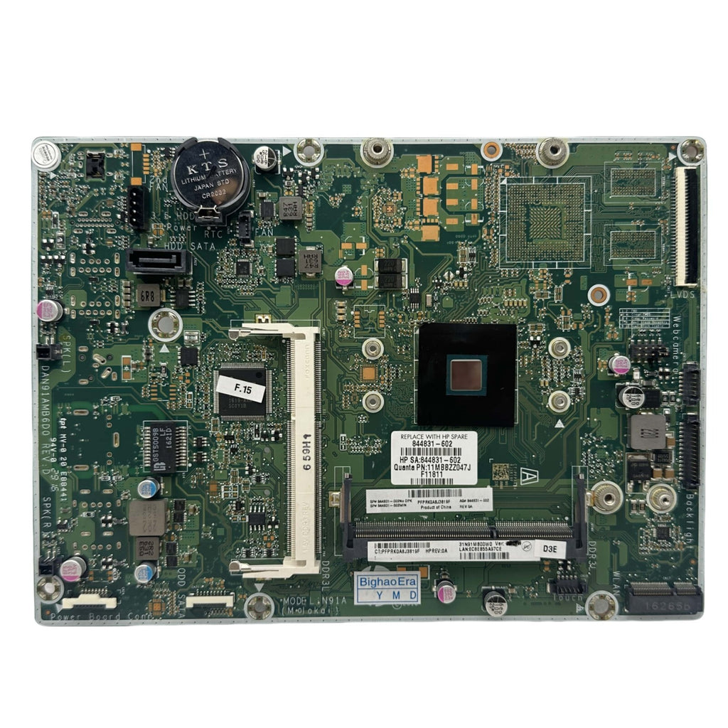 HP 22-B013W Motherboard DAN91AMB6D0 844831-601 - Replacement for All-in-One Model J3710 CPU DDR3 - Bighao-Era Laptop part
