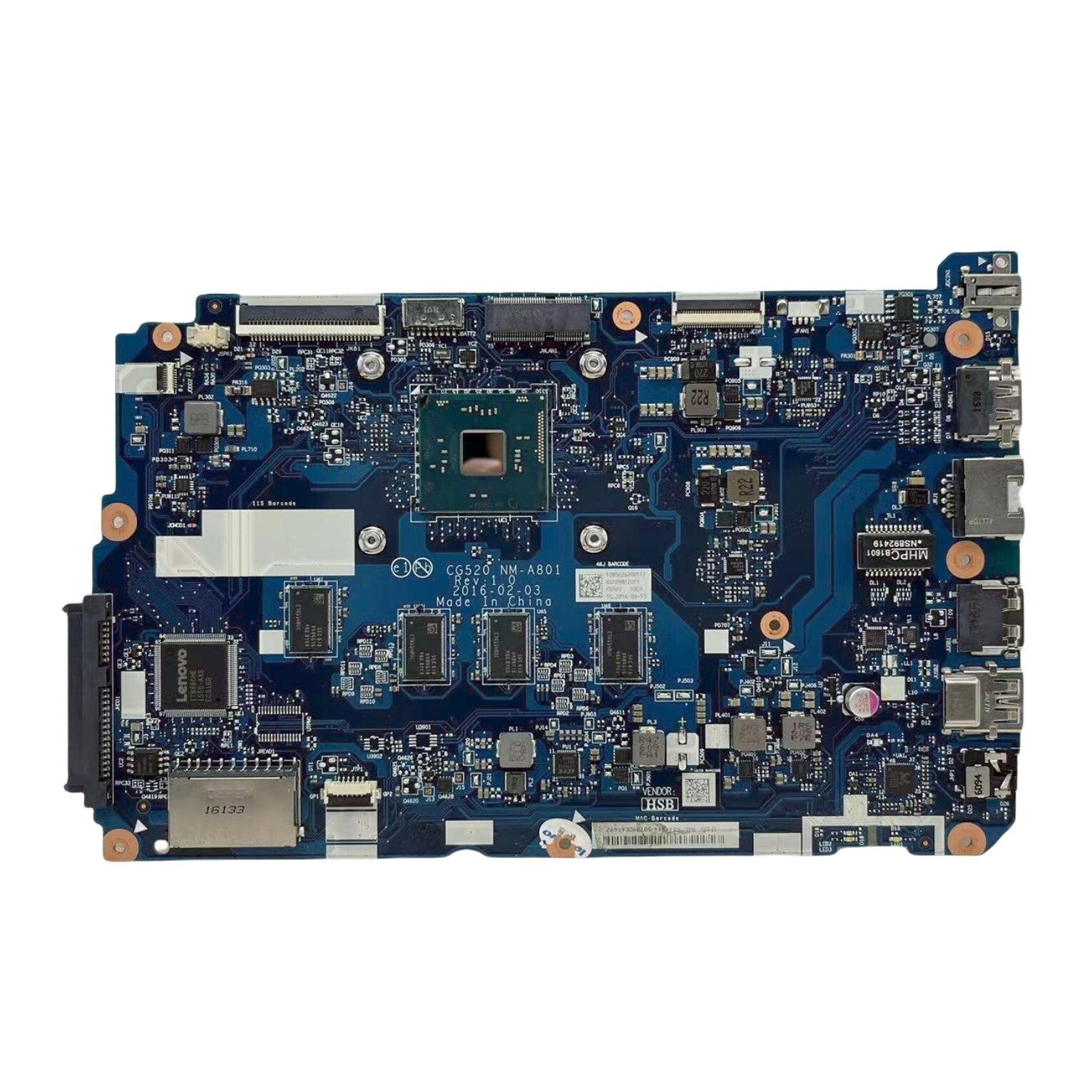 Lenovo IdeaPad 110-15IBR Motherboard NM-A801 with N3060 CPU and 4GB RAM - Bighao-Era Laptop part