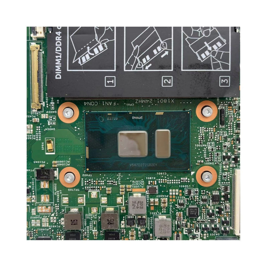 Dell Inspiron 15 7569 Motherboard CN-0X6C95 with Intel Core i5-6200U CPU 15264-1 - Bighao-Era Laptop part