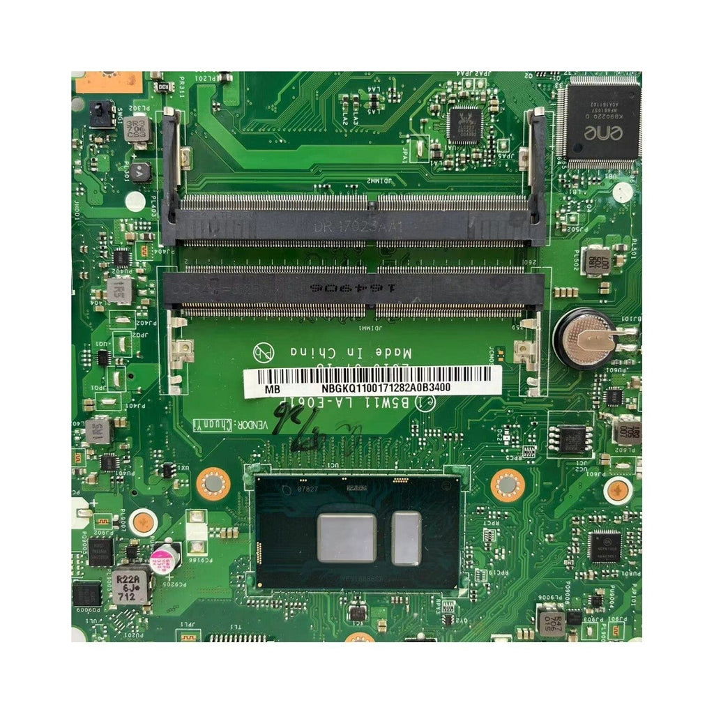 NBGKQ11001 LA- E061P For Acer Aspire ES1-572 Motherboard Core i3-7100U CPU B5W11 - Bighao-Era Laptop part