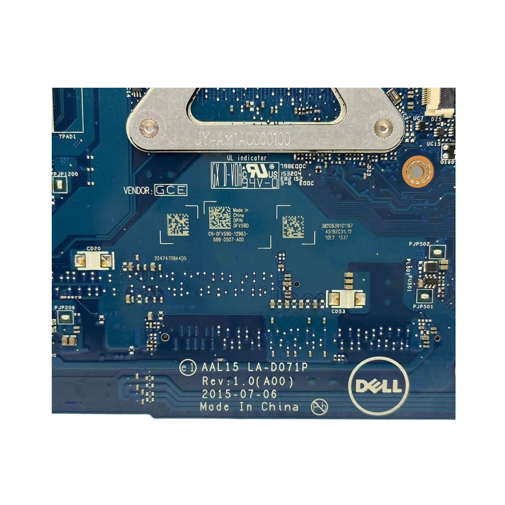 Dell Inspiron 5459 Motherboard LA-D071P with i5-6200U CPU UMA CN-0FV59D - Bighao-Era Laptop part