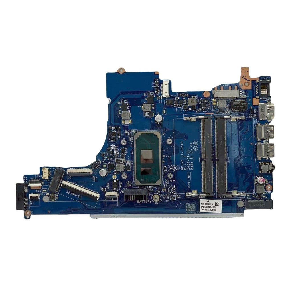 GPI52 LA-J951P HP 250 G7 Motherboard for Core i5-1035G1 CPU L92843-601 - Bighao-Era Laptop part
