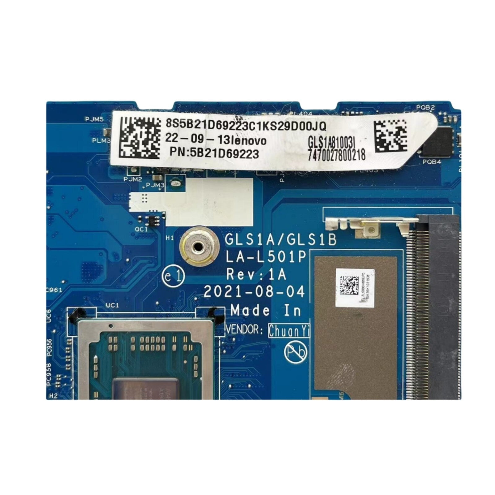 5B21D69223 Lenovo IdeaPad 1-14ADA7 Motherboard Athlon 3050U CPU LA-L501P - Bighao-Era Laptop part