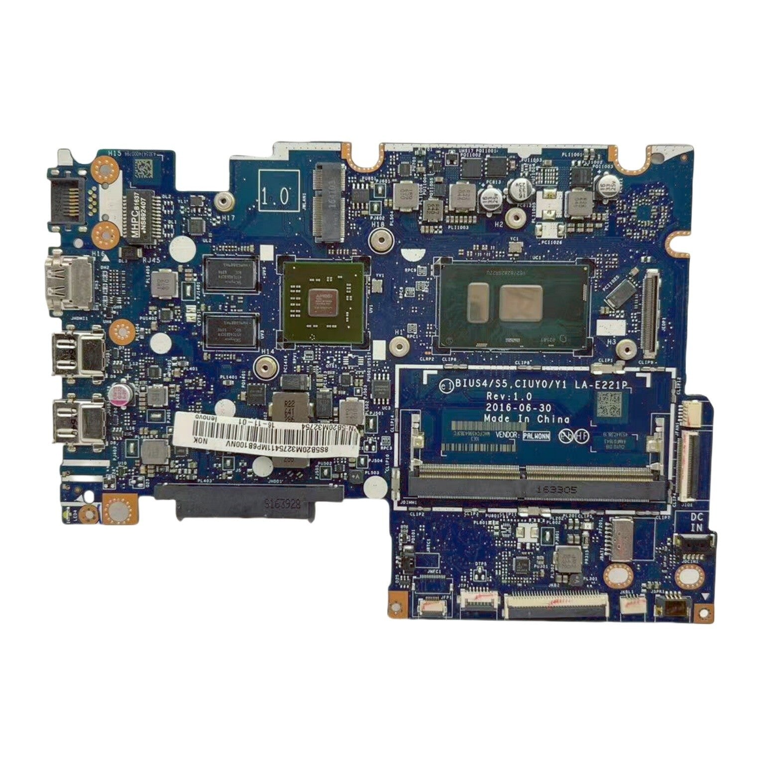 Lenovo FLEX 4-1480 Motherboard LA-E221P i5-7200U R5 M330/2G GPU 5B20M32754 - Bighao-Era Laptop part