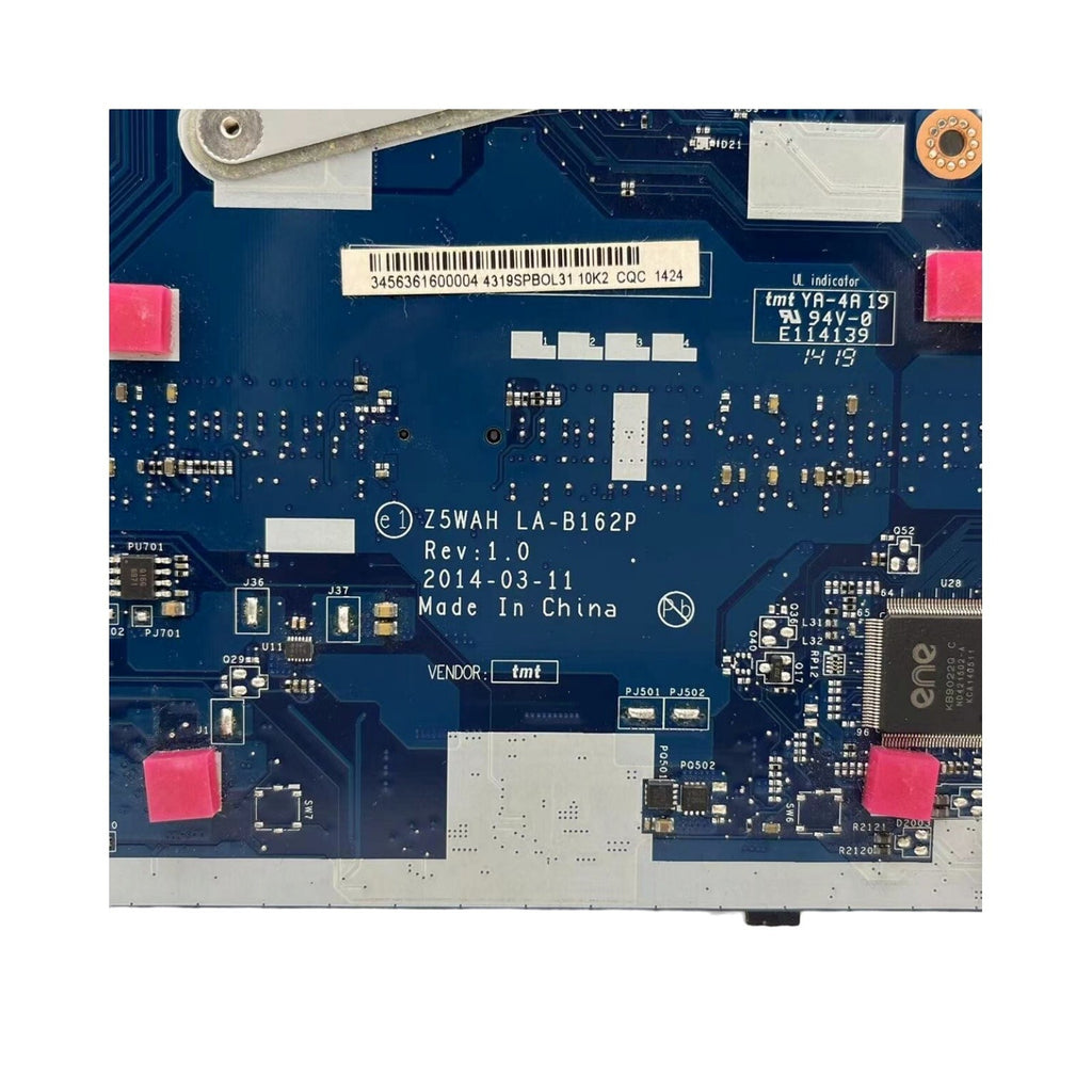Z5WAH LA-B162P Acer Aspire E5-571G Motherboard with i7-4510U CPU and 820M 1G-GPU - Bighao-Era Laptop part