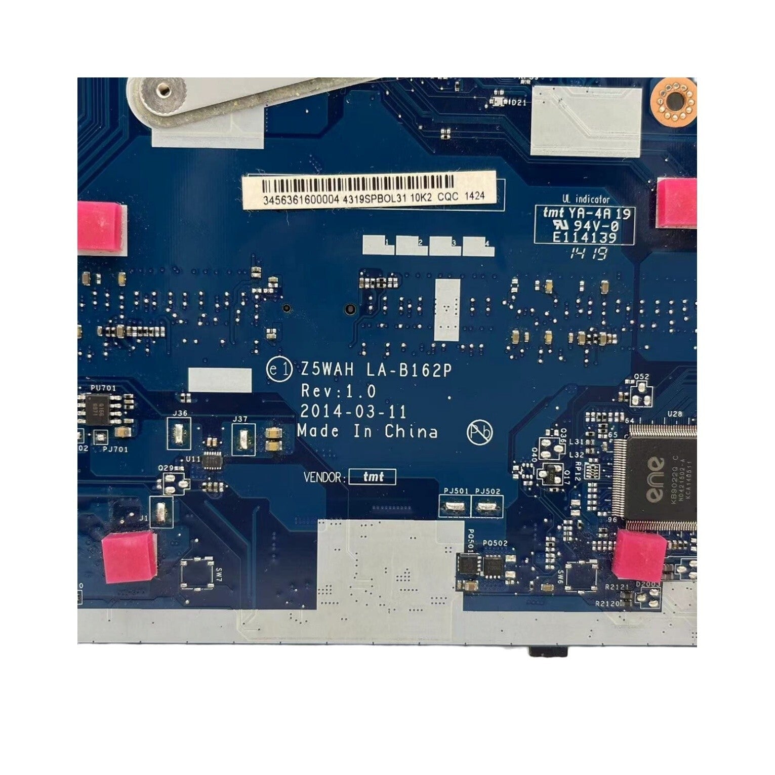 Z5WAH LA-B162P Acer Aspire E5-571G Motherboard with i7-4510U CPU and 820M 1G-GPU - Bighao-Era Laptop part