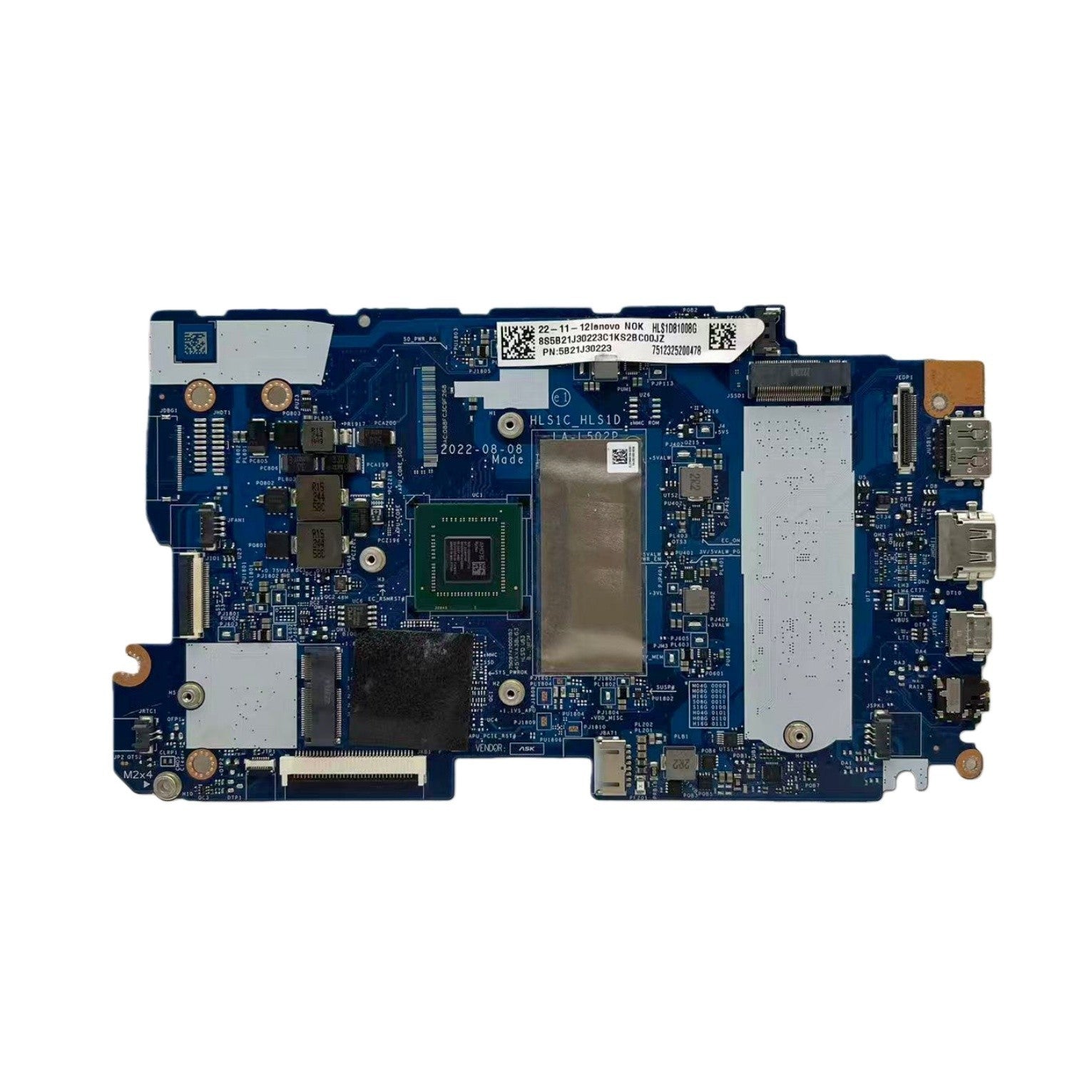 LA-L502P Lenovo IdeaPad 1 15AMN7 Motherboard R5-7520U CPU 8GB-RAM Replacement - Bighao-Era Laptop part