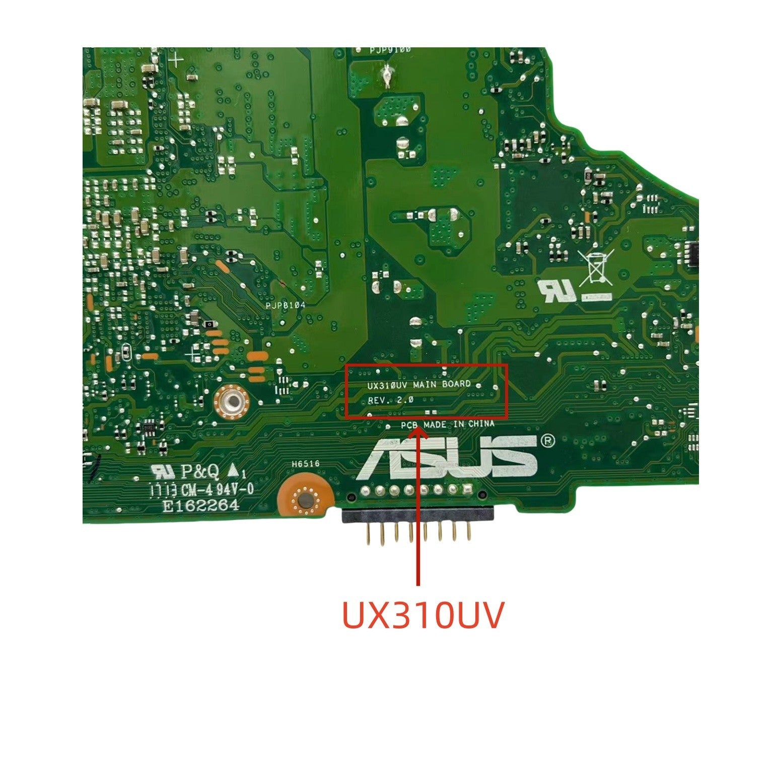 Asus UX310UV Motherboard Replacement for UX310UQ, RX310UQ, U310UQ - i5-7200U, 8GB, 940MX 2G-GPU - Bighao-Era Laptop part