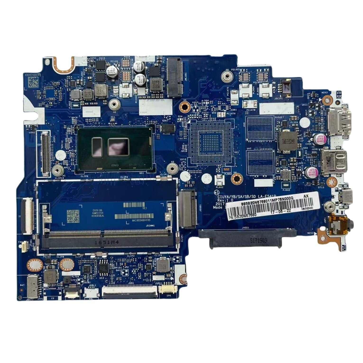 LA-E541P Lenovo Yoga 520-14IKB Motherboard UMA 4415U/i3-7100U CPU Replacement - Bighao-Era Laptop part