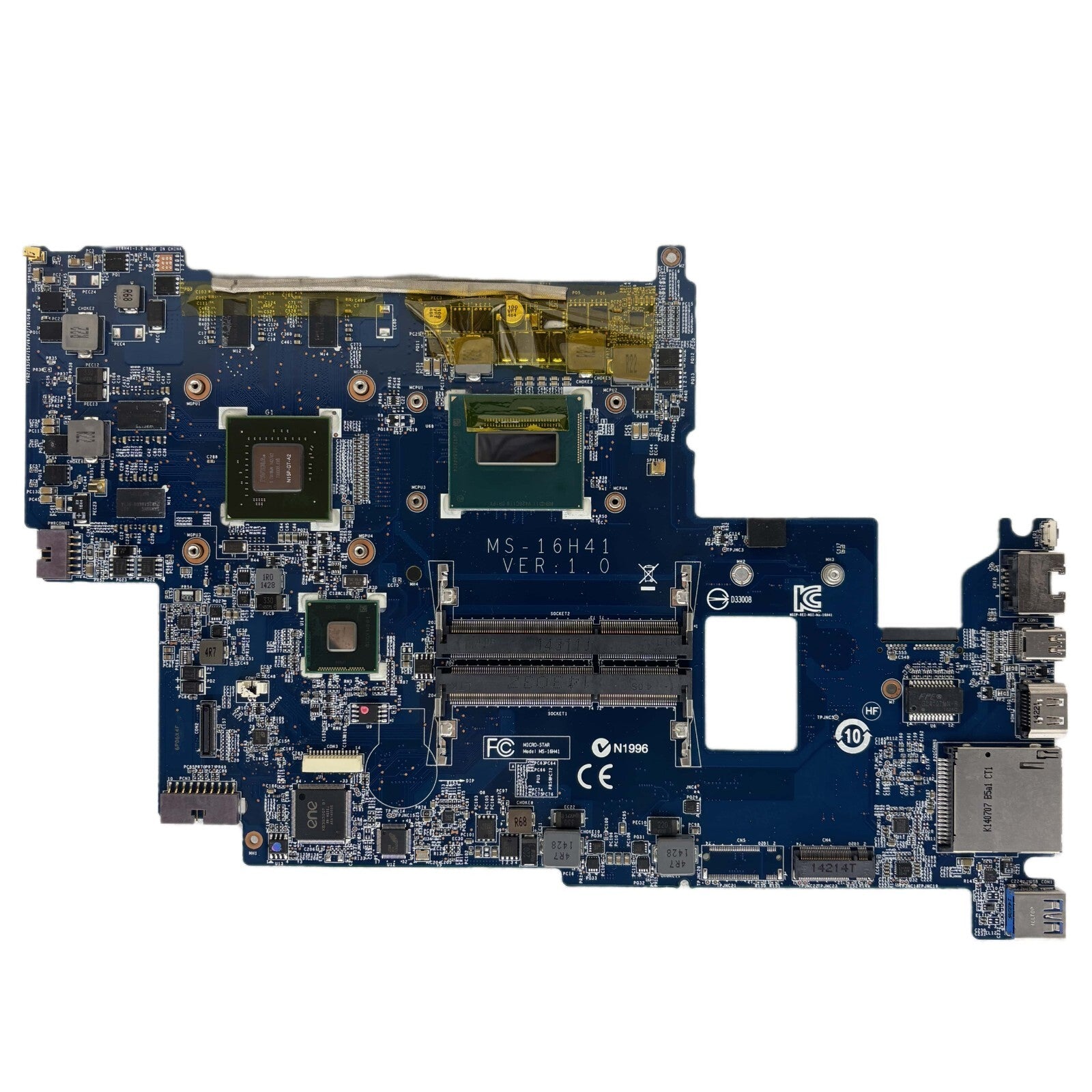 MS-16H41 Motherboard for MSI GS60 2PL with i7-4710HQ CPU and GTX850M 2GB GPU DDR3 - Bighao-Era Laptop part