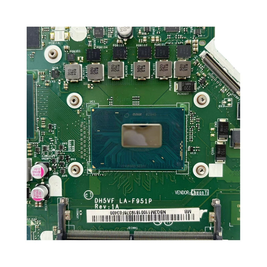 Acer Nitro AN515-52 Motherboard LA-F951P GTX1050 4GB-GPU i7-8750H NBQ3M11001 - Bighao-Era Laptop part
