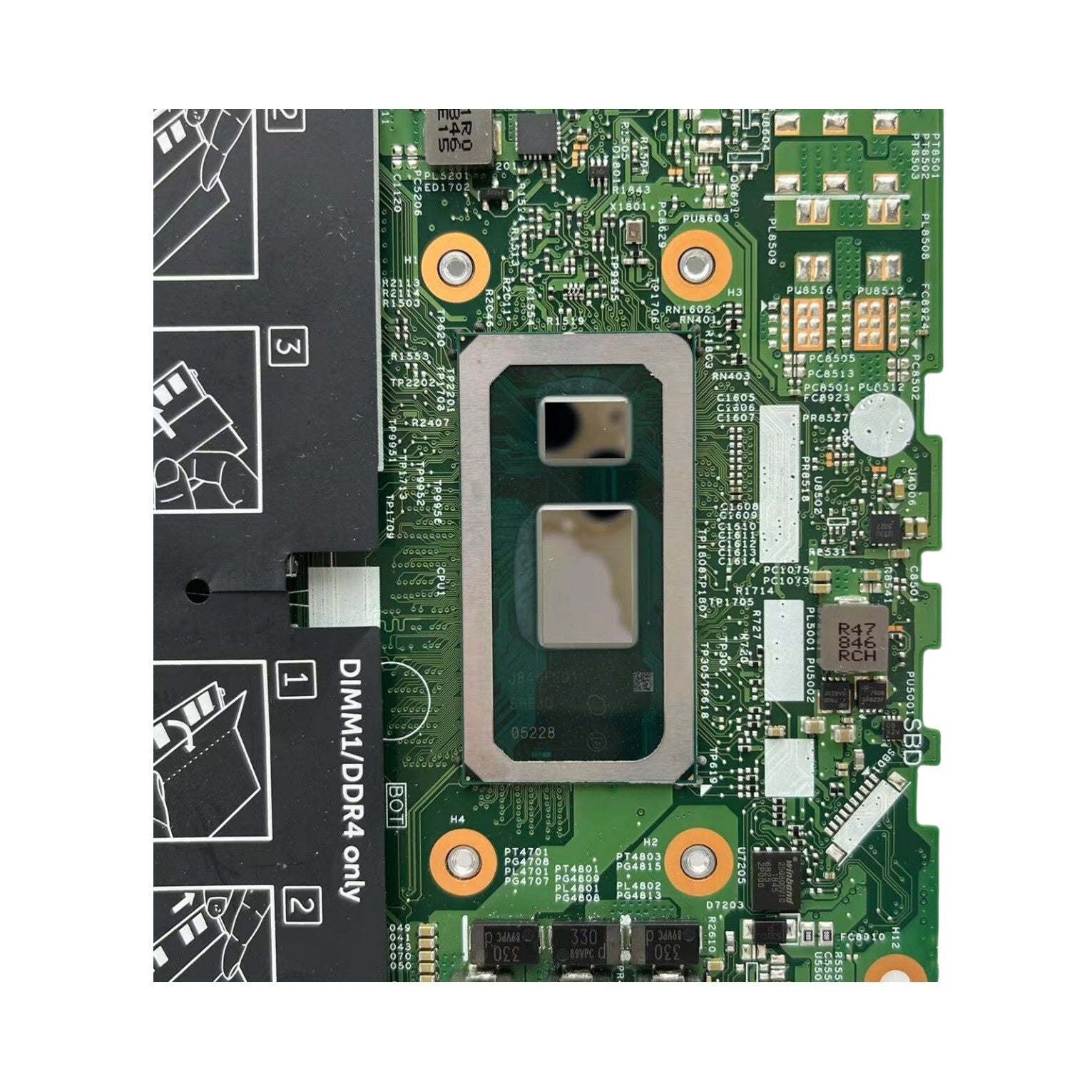 Dell Inspiron 5481 Motherboard 17859-1 04G9HV with i5-8265U Processor - Bighao-Era Laptop part
