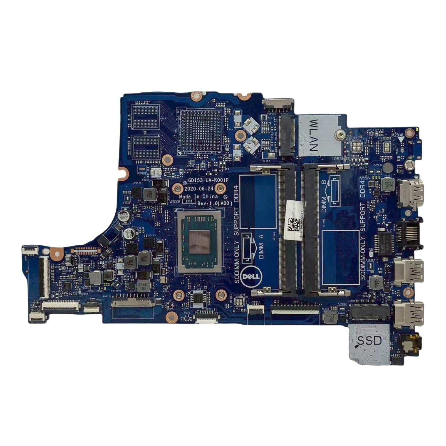 LA-K001P Mainboard Dell Inspiron 15 3505 with AMD 3050U CPU - 0P92W5 Motherboard Replacement - Bighao-Era Laptop part