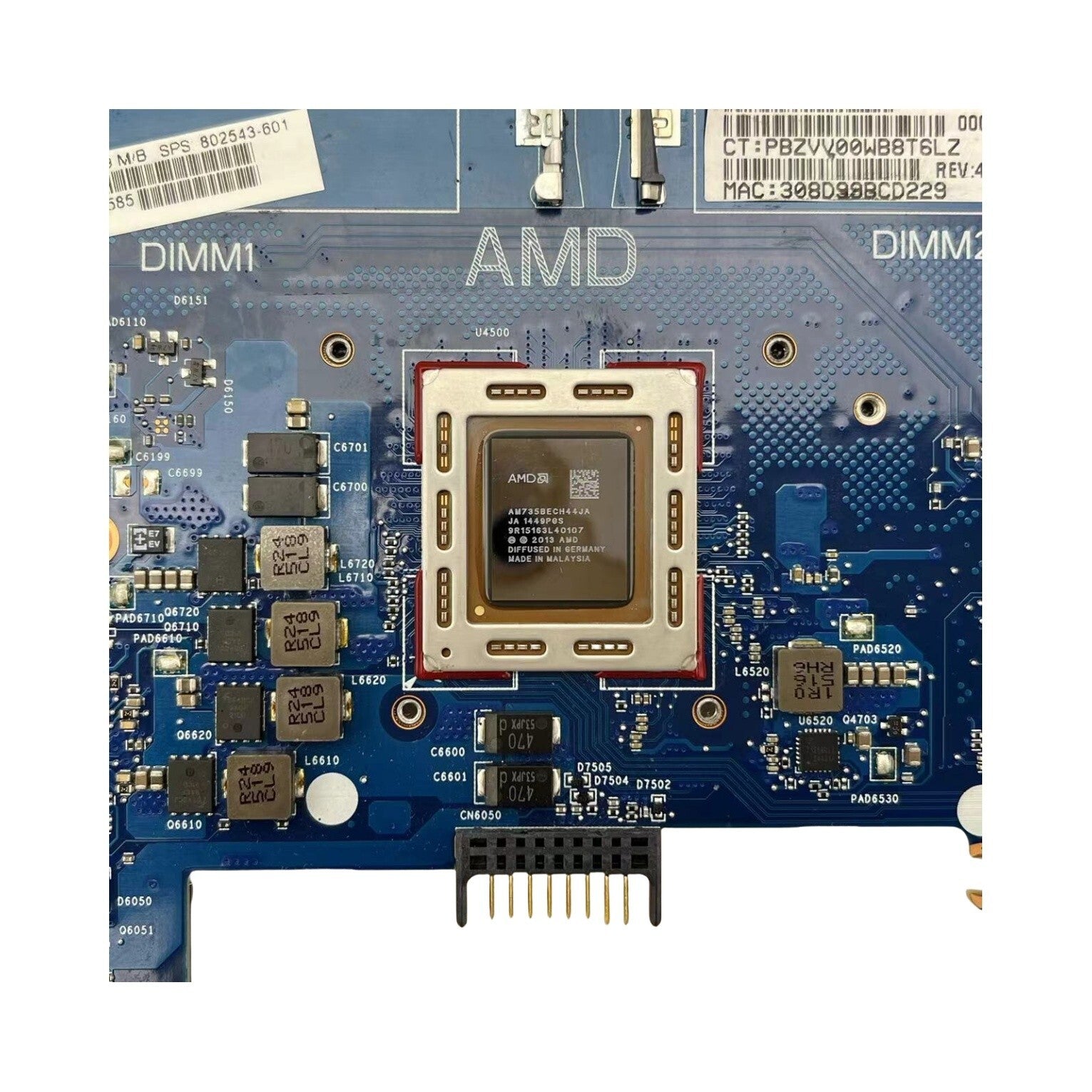 HP Elitebook 745 G2 Motherboard 6050A2644501 with A10-7350B CPU 802543-601 - Bighao-Era Laptop part