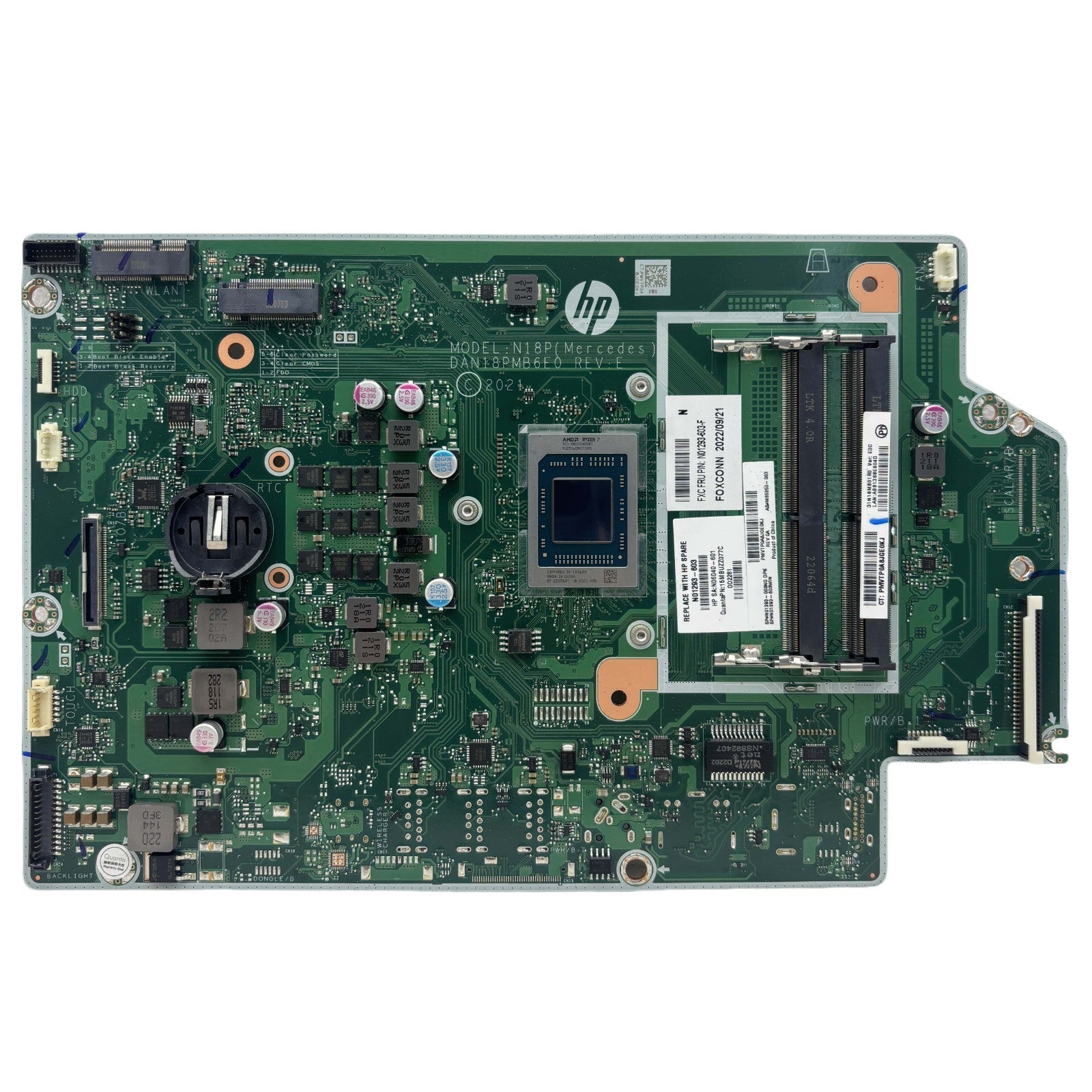 HP 24-CB Motherboard DAN18PMB6E0 for R5 R7 Ryzen CPU - Model N01293-603 - Bighao-Era Laptop part