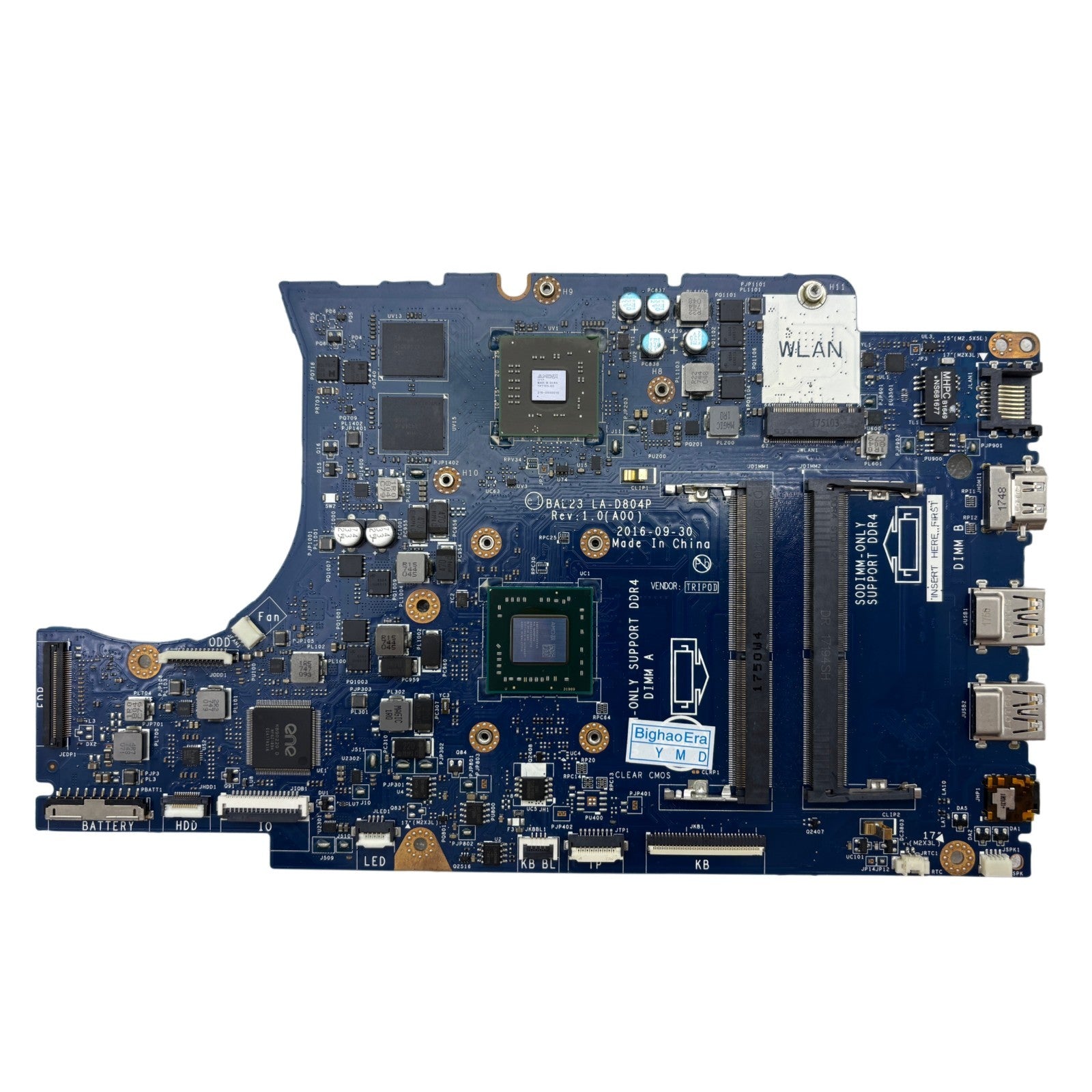 LA-D804P Dell Inspiron 5565 Motherboard A6-9200P CPU R5 M430-2GB 0K6473 Replacement - Bighao-Era Laptop part