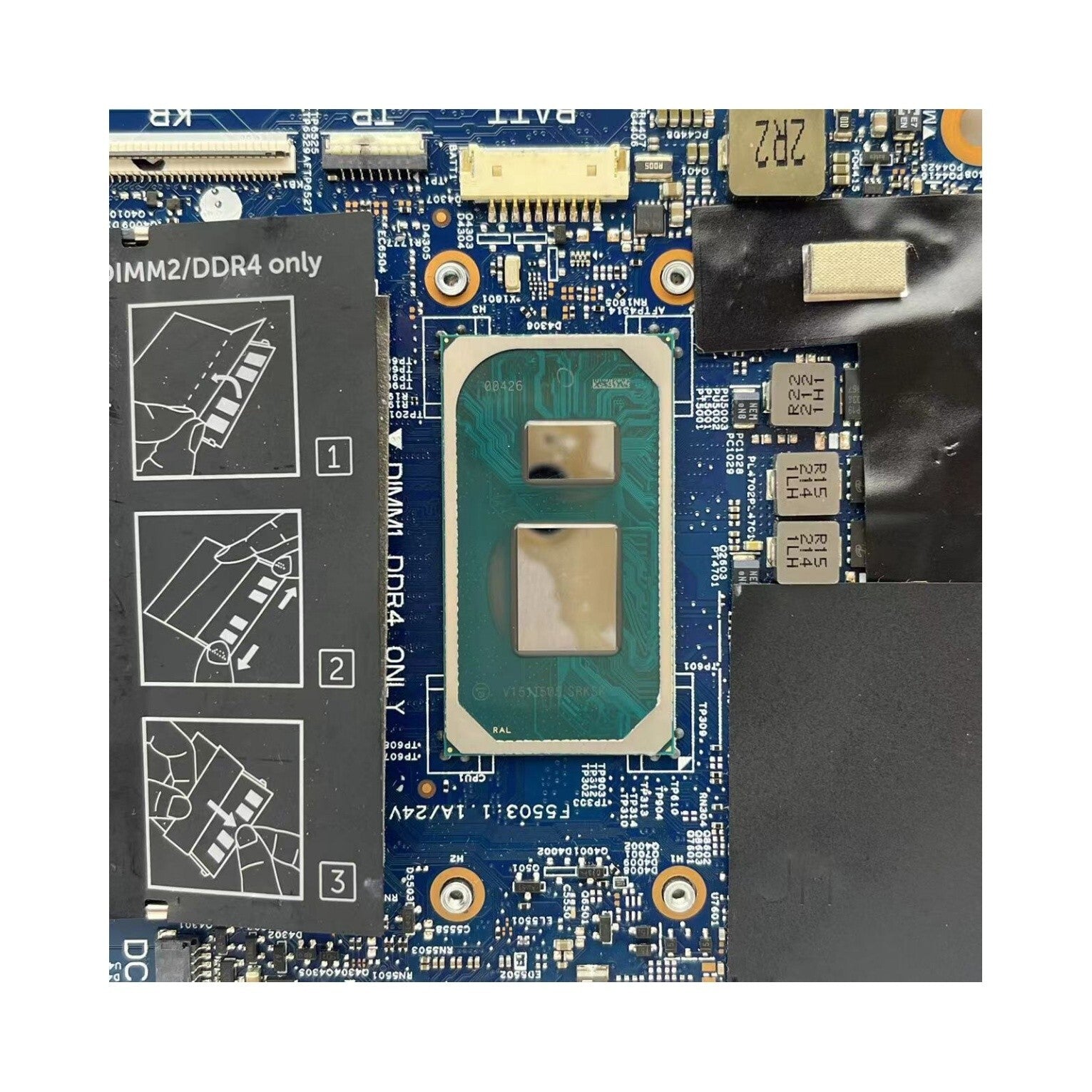 DELL Inspiron 15 5510 Motherboard 213109-1 with Intel i5-11320H CPU 06KTVX - Bighao-Era Laptop part