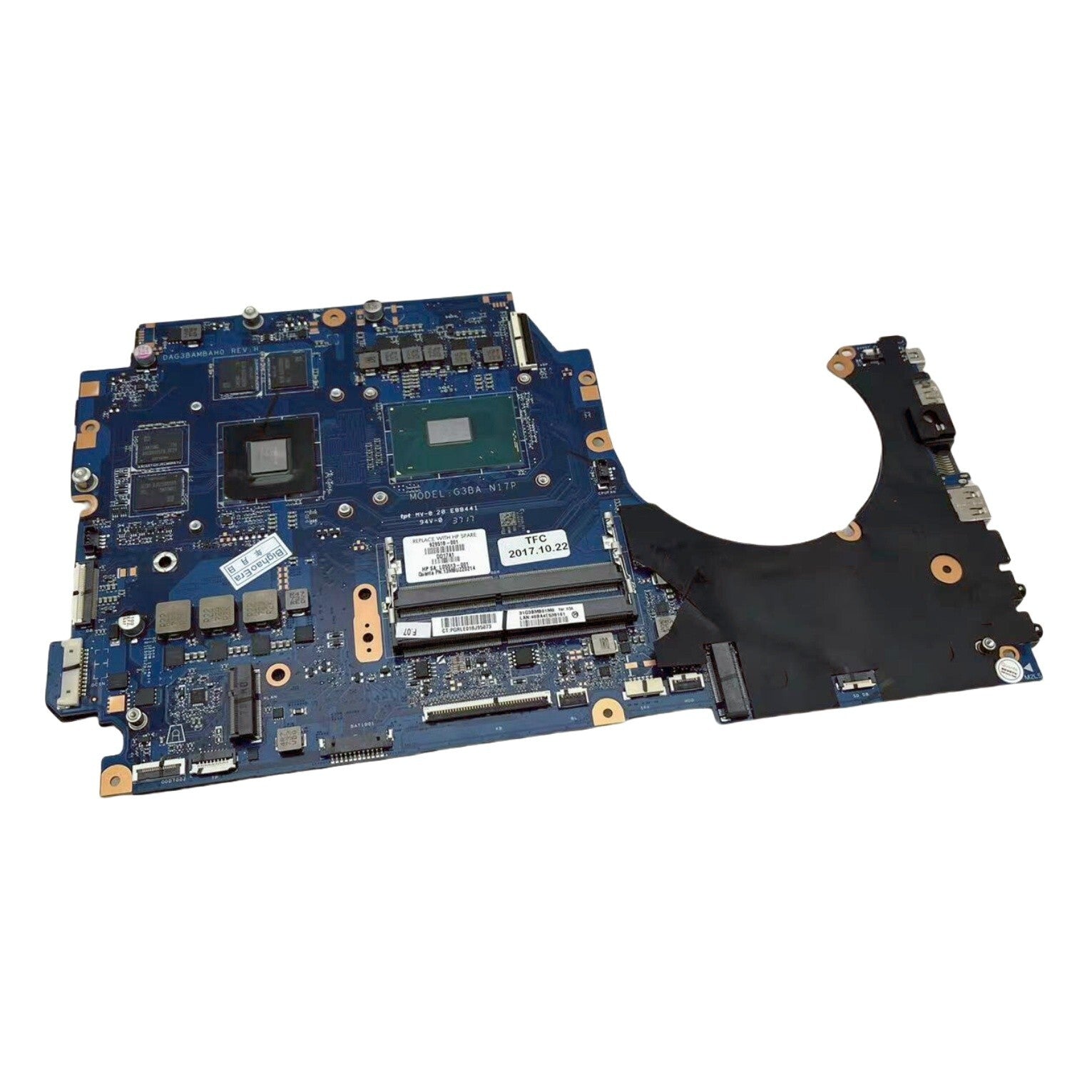 929518-001 For HP TPN-Q195 17-AN Motherboard i7-7700HQ GTX1050 4GB DAG3BAMBAF0 - Bighao-Era Laptop part