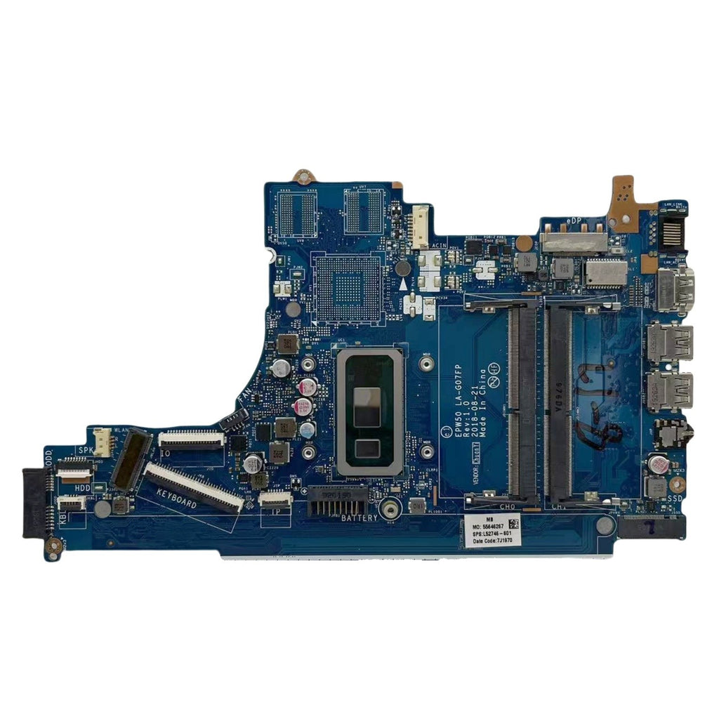 LA-G07FP HP 15-DA Laptop Motherboard with i5-10210U CPU L68088-601 - Bighao-Era Laptop part