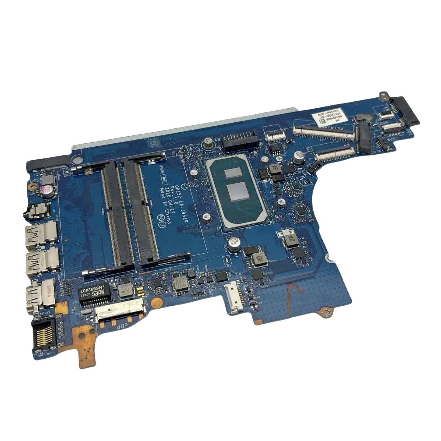 GPI52 LA-J951P HP 250 G7 Motherboard with i3-1005G1 CPU L92842-601 - Bighao-Era Laptop part