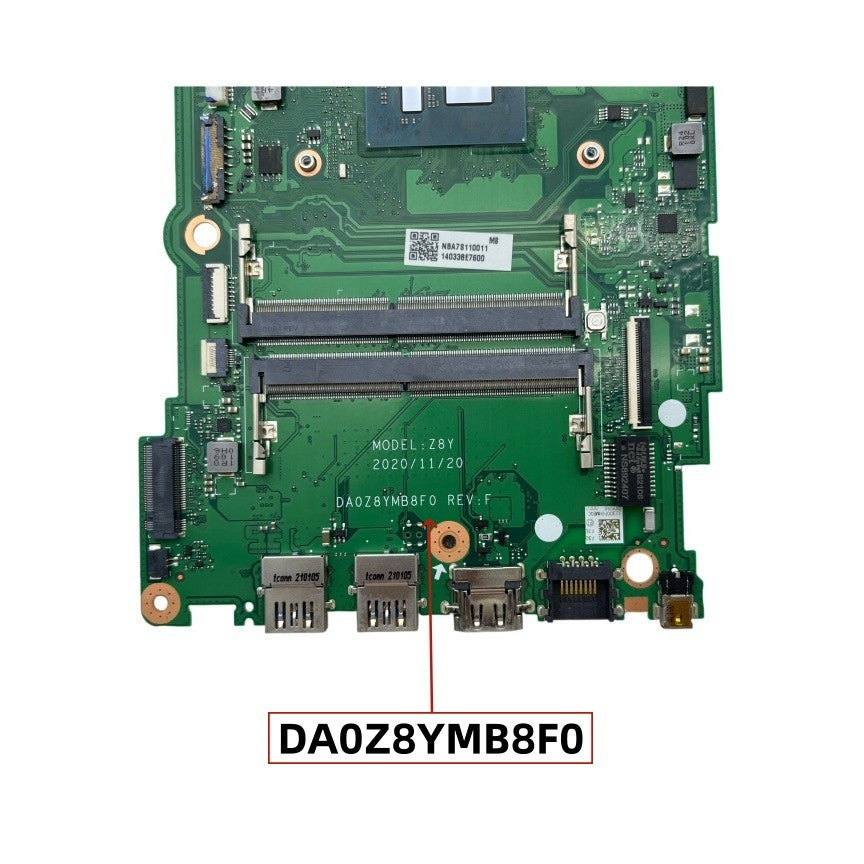 Acer Aspire A114-33 Motherboard DA0Z8YMB8F0 with N4500 CPU and 64G/128G eMMC - Bighao-Era Laptop part