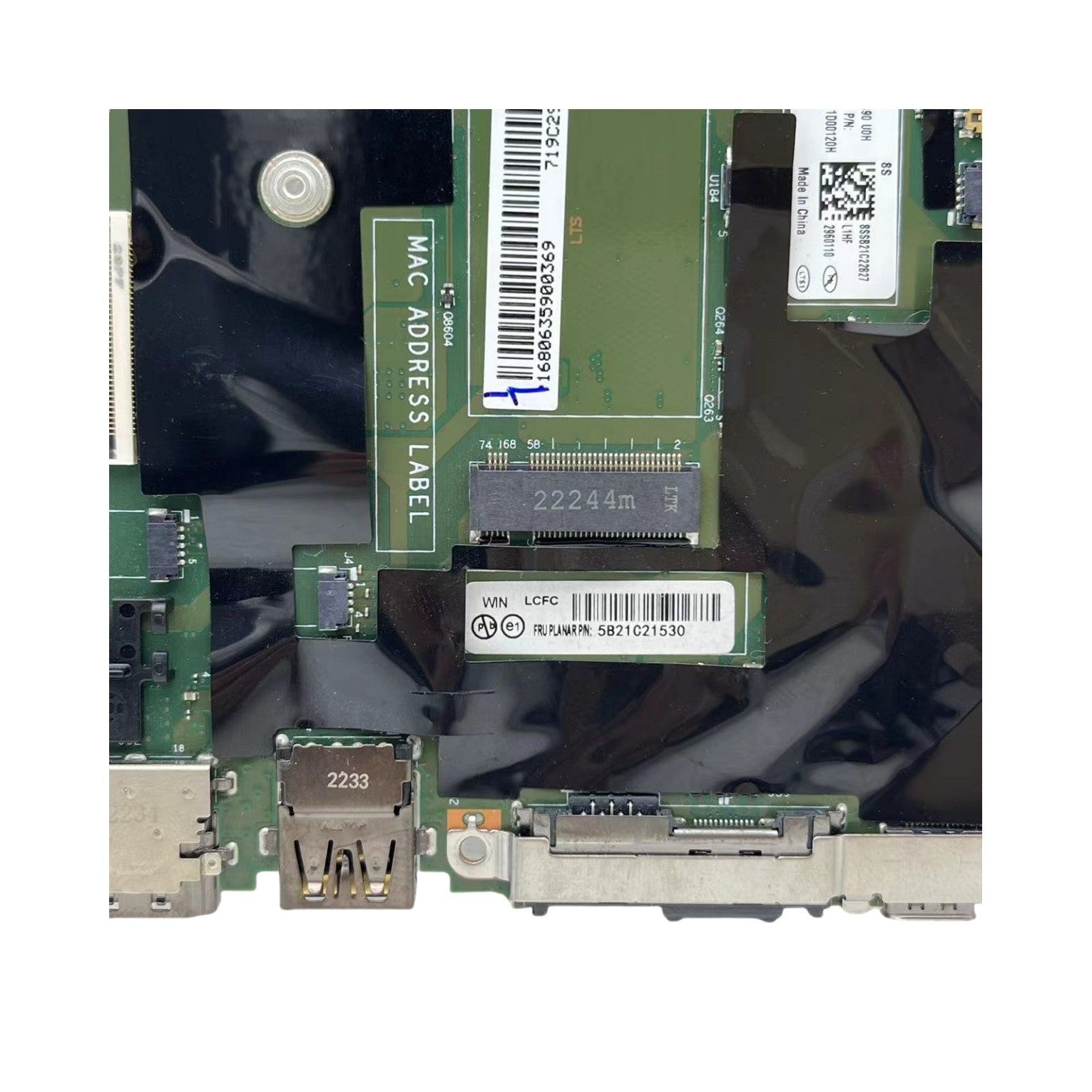 Lenovo X1 Yoga 4th Gen Motherboard i7-8665U 16GB NM-C881 5B21C21530 - Bighao-Era Laptop part