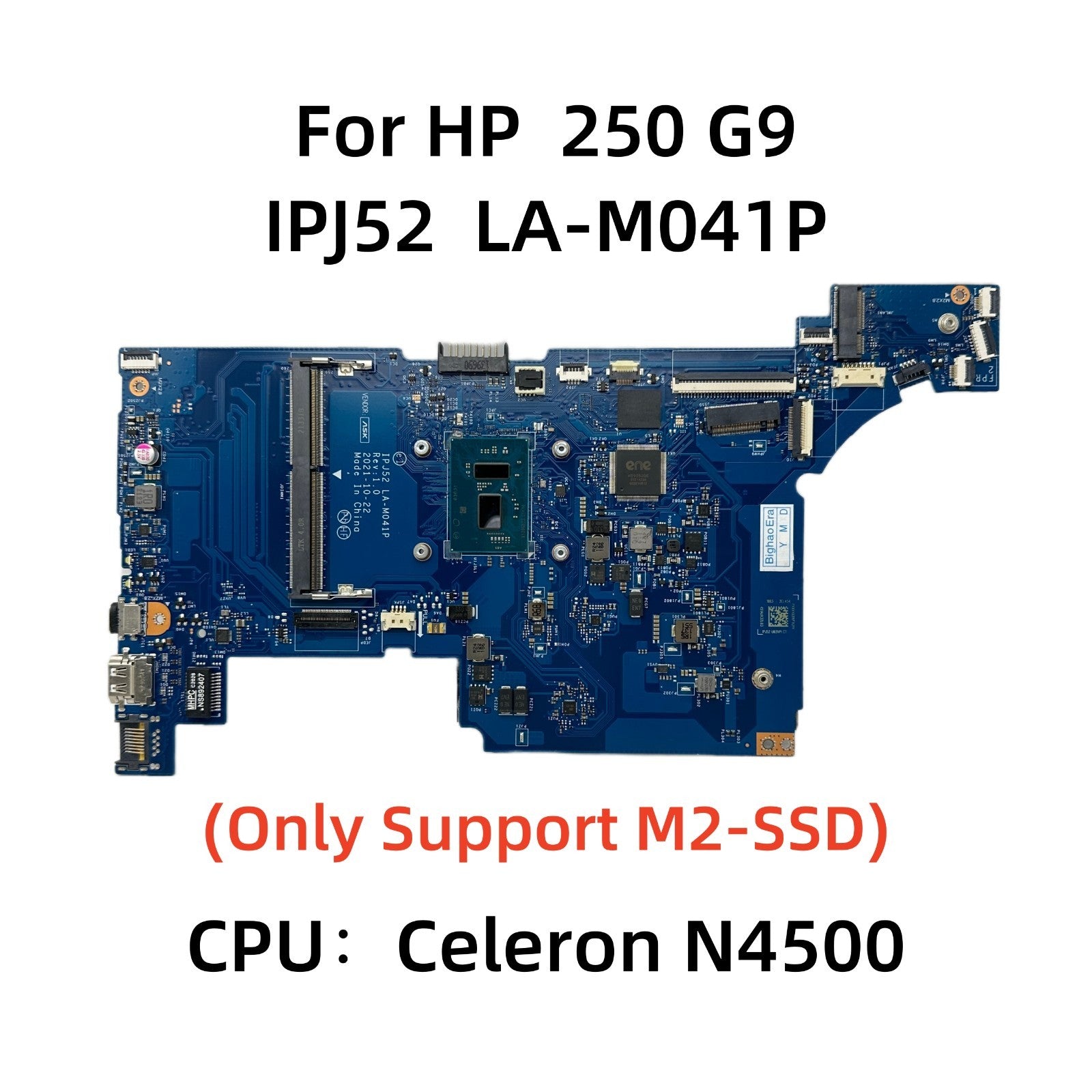 N08746-601 For HP 250 G9 Motherboard With N4500 CPU DDR4 Support M2-SSD LA-M041P - Bighao-Era Laptop part