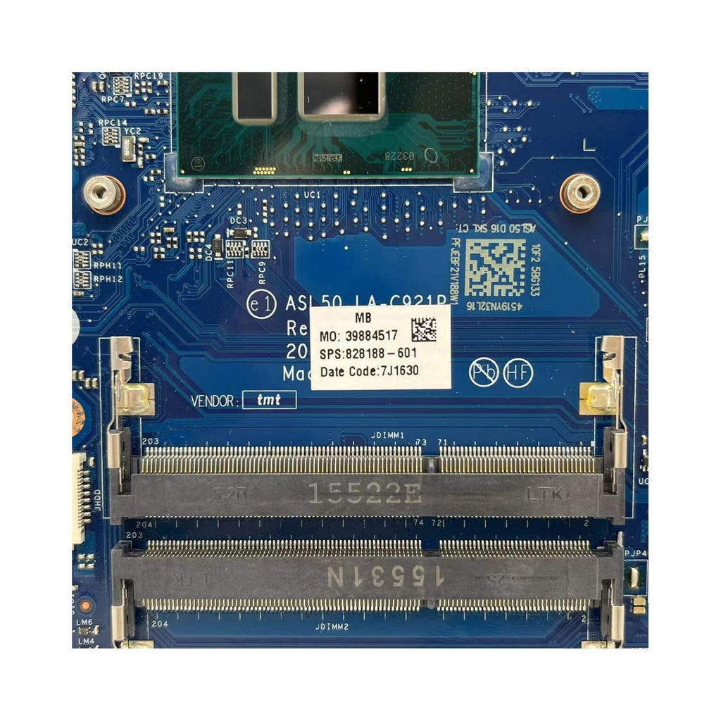 ASL50 LA-C921P For HP 15-AC Laptop Motherboard 828188-601 i7-6500U R5 M330 2G - Bighao-Era Laptop part