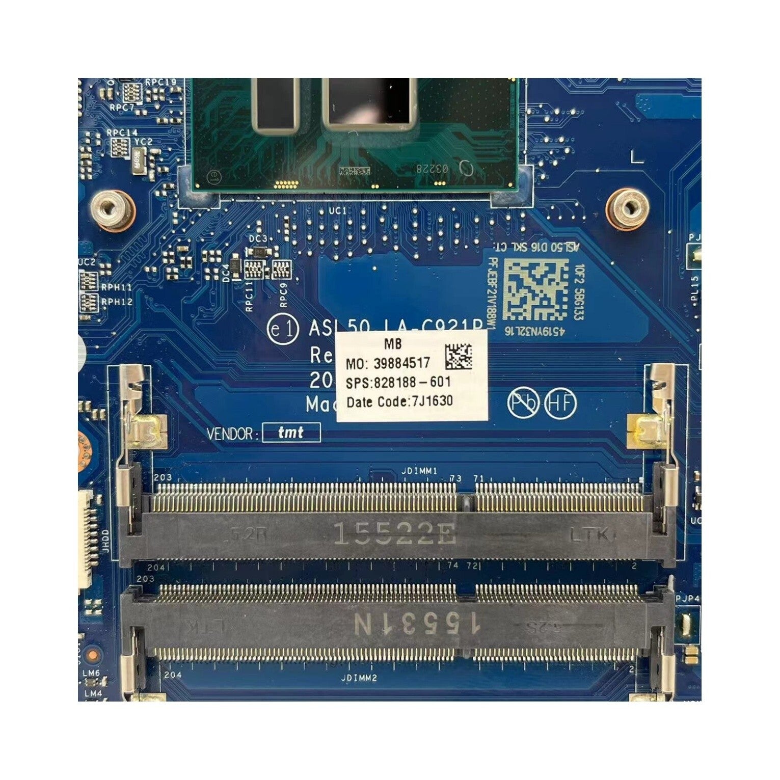ASL50 LA-C921P For HP 15-AC Laptop Motherboard 828188-601 i7-6500U R5 M330 2G - Bighao-Era Laptop part