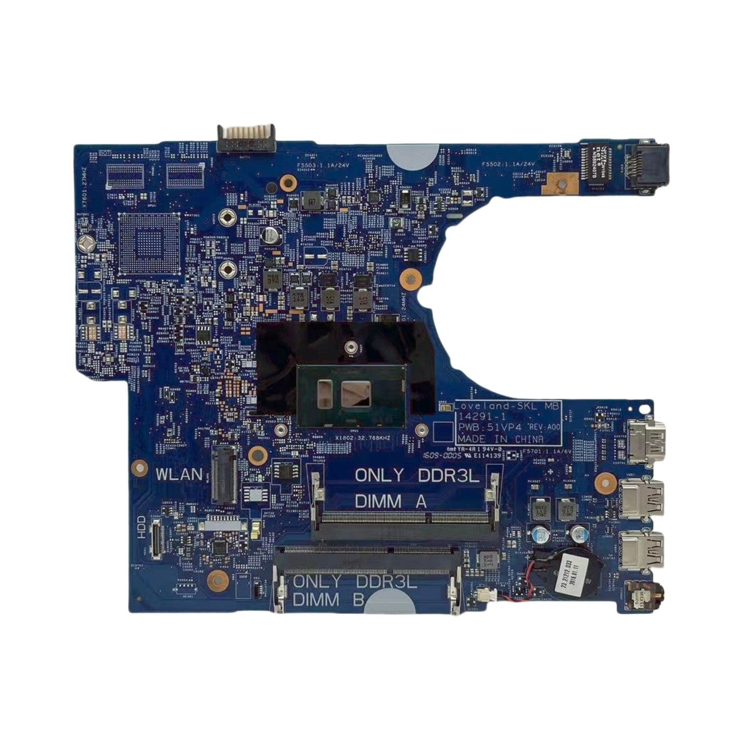 DELL Latitude 3470 Motherboard 14291-1 with i3-6100U CPU for 3470 and 3570 Laptops - Bighao-Era Laptop part