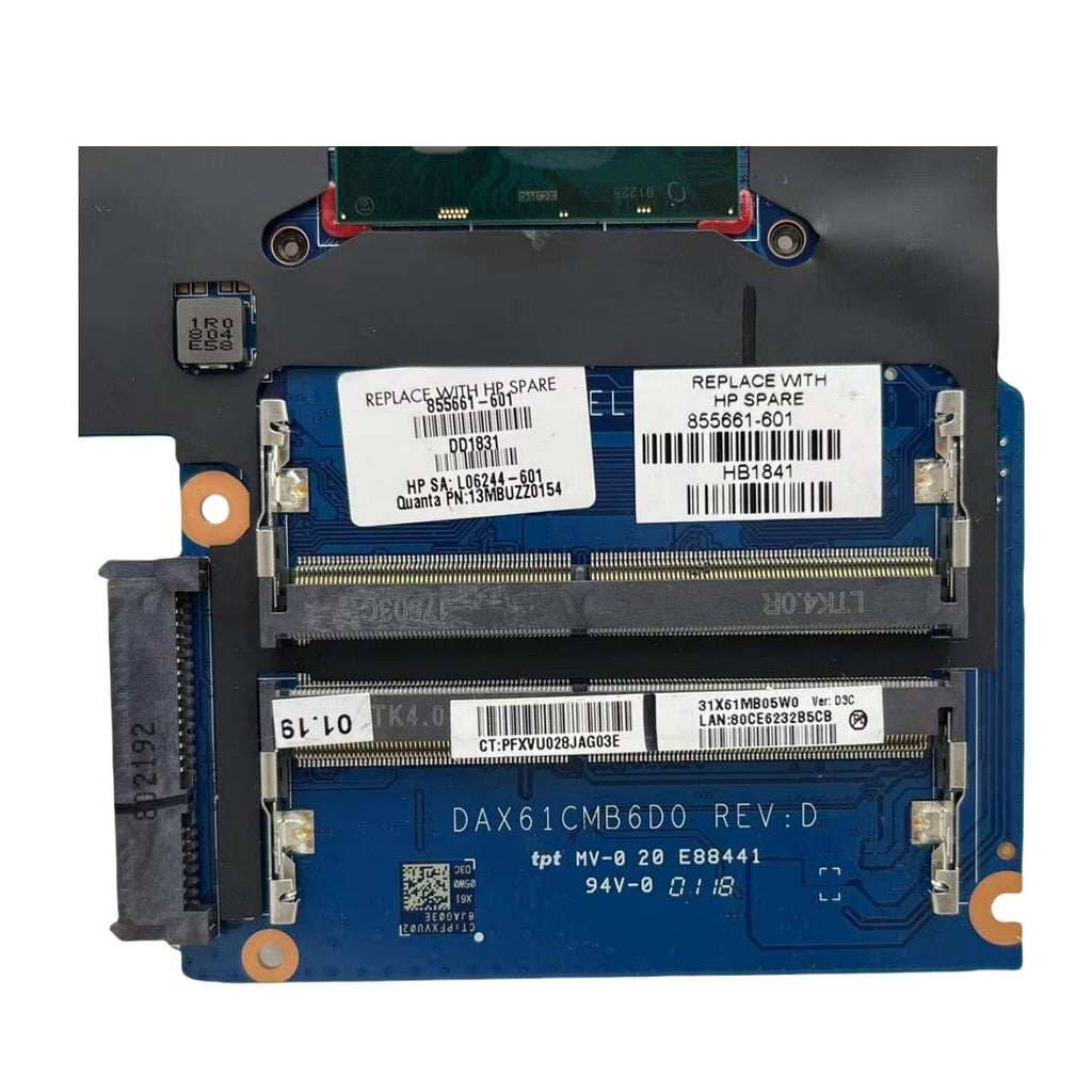 DAX61CMB6D0 i5-6200U For HP ProBook 430 G3 440 G3 Motherboard 855661-601 R7 M340 - Bighao-Era Laptop part