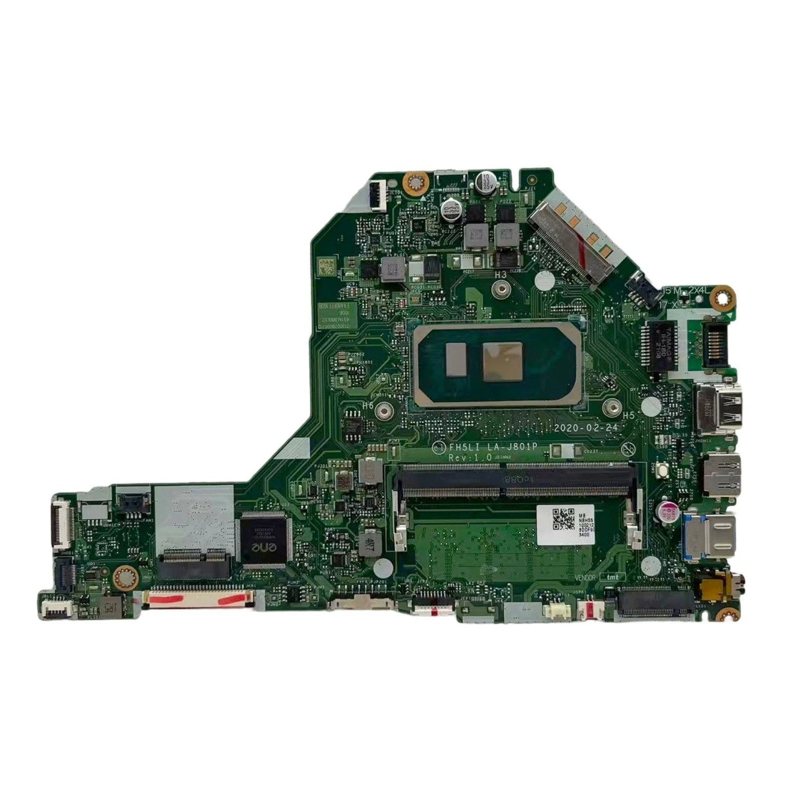 For LA-J801P Acer Aspire A515-56 Motherboard NBHS511005 i7-1035G7 CPU 4GB-RAM - Bighao-Era Laptop part