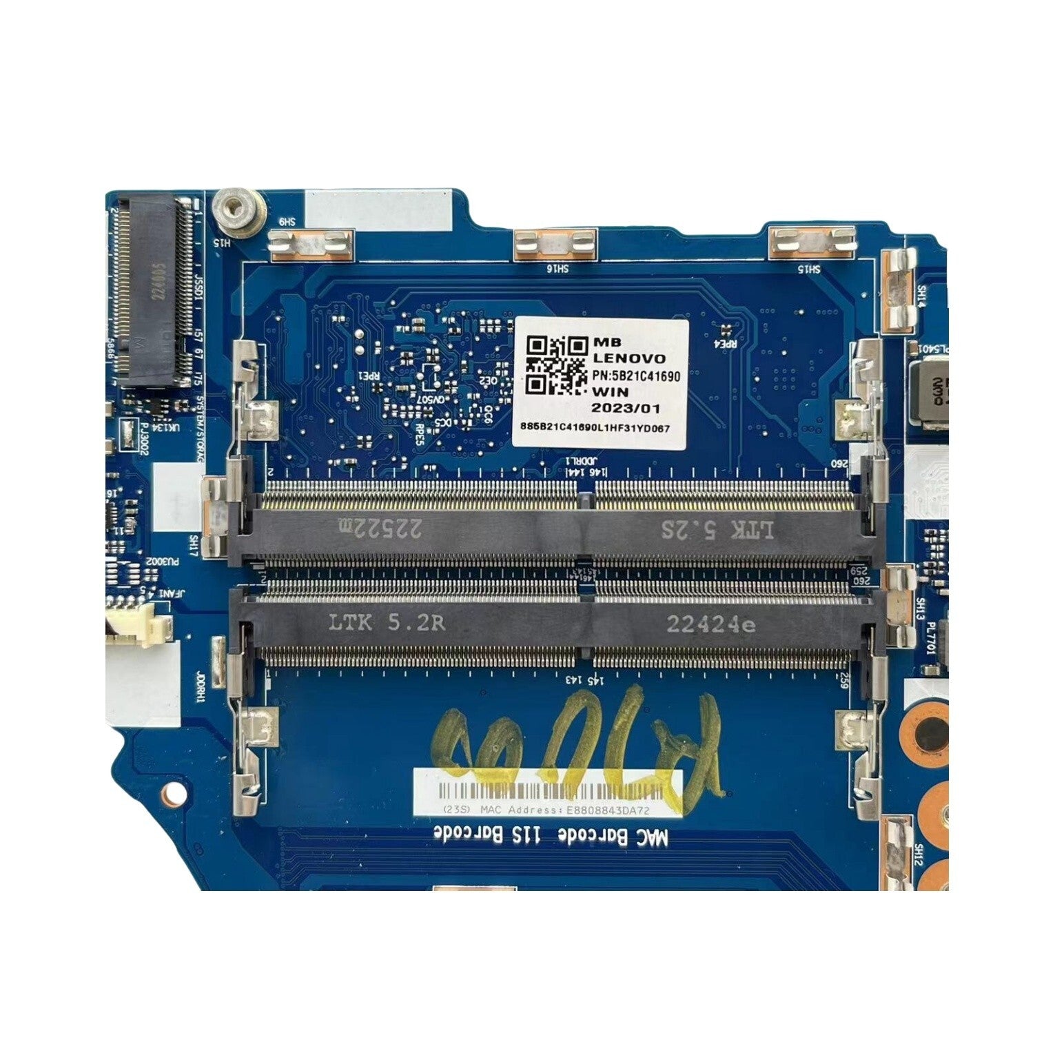 5B21C41690 Lenovo Legion 5-15ACH6 Motherboard NM-D601 R7-5800H RTX3050 4G - Bighao-Era Laptop part