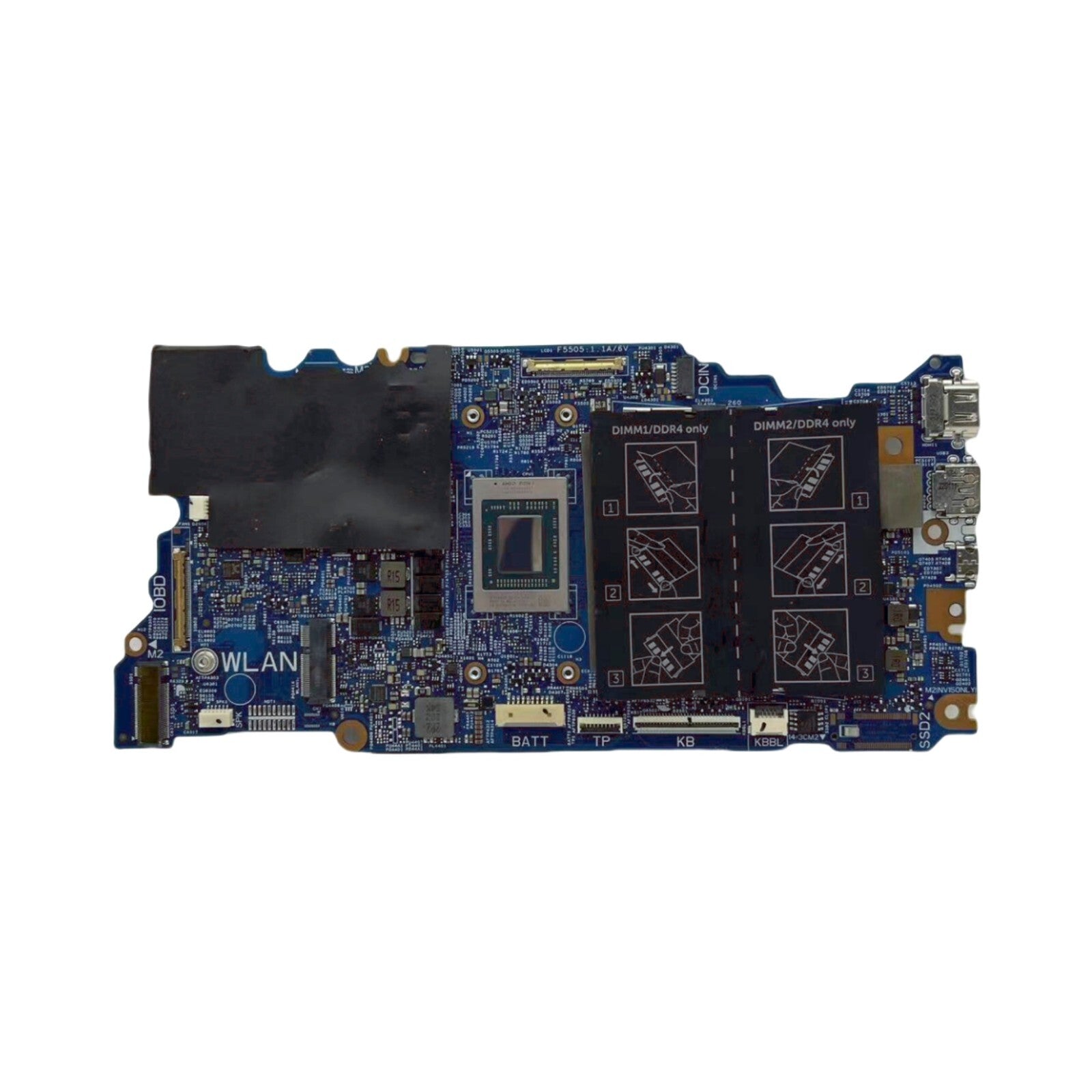 Dell Inspiron 14 5415 Motherboard 203097-1 with R7-5700 CPU CN-0FH5FM - Bighao-Era Laptop part