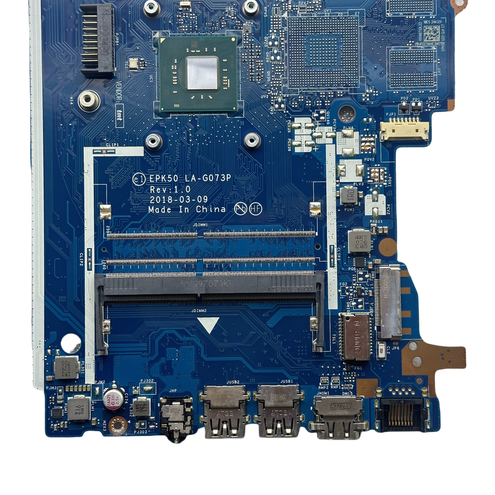 LA-G073P For HP 15t-DA 15-DA Laptop Motherboard With N4000 CPU DDR4 L20375-601 - Bighao-Era Laptop part