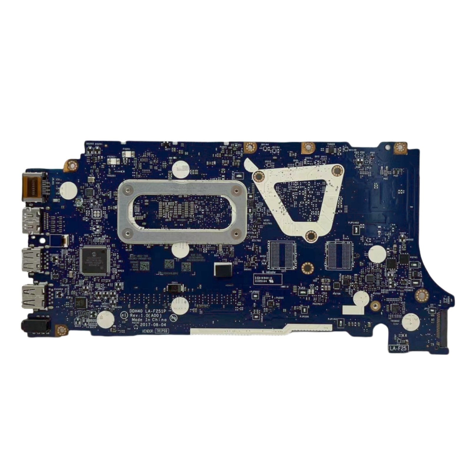 DELL Inspiron 7472 Motherboard LA-F251P i5-8250U DDH40 CN-0RN0N1 UMA - Bighao-Era Laptop part