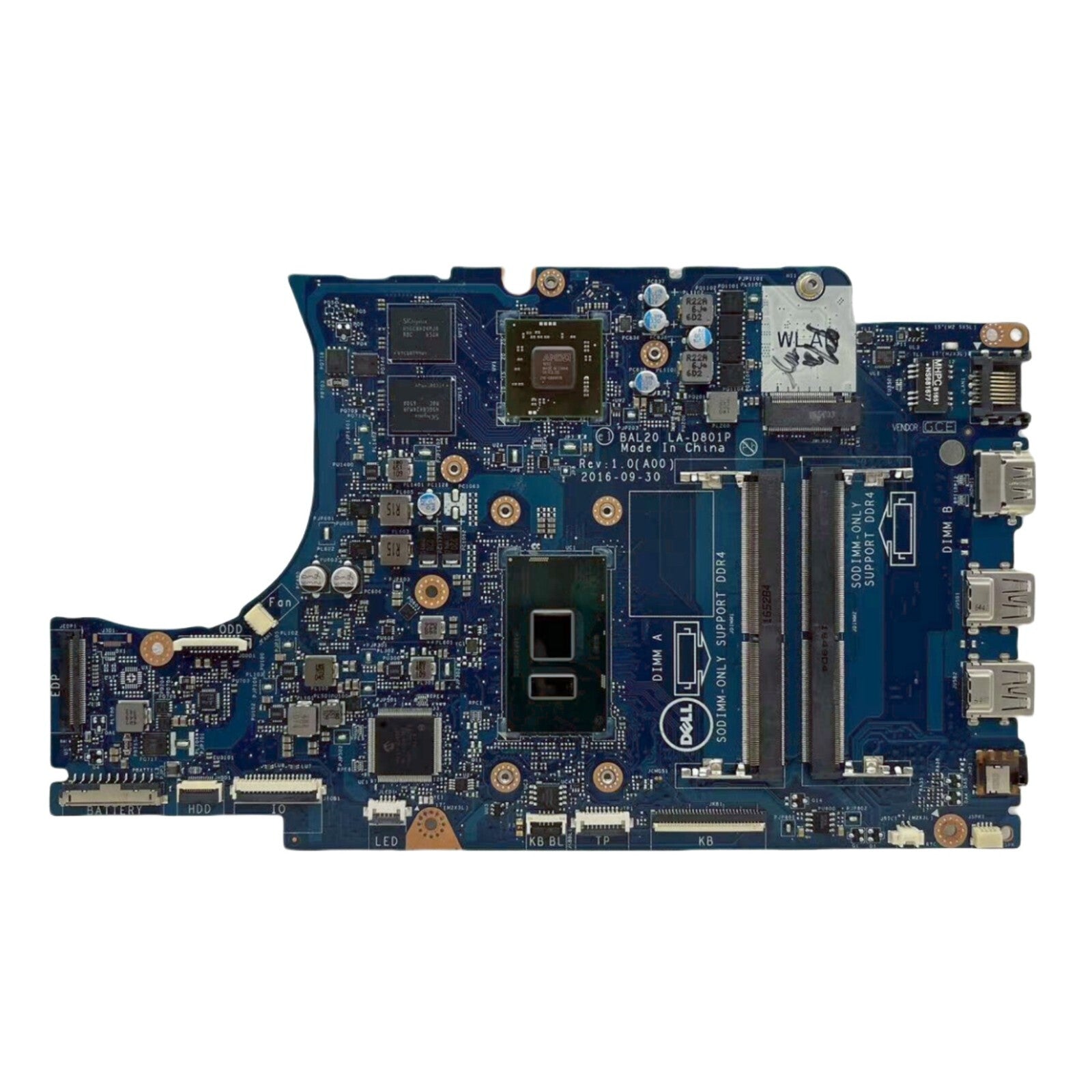 LA-D801P Motherboard for Dell Inspiron 5567 i5-7200U R7 M445 4G-GPU - Bighao-Era Laptop part