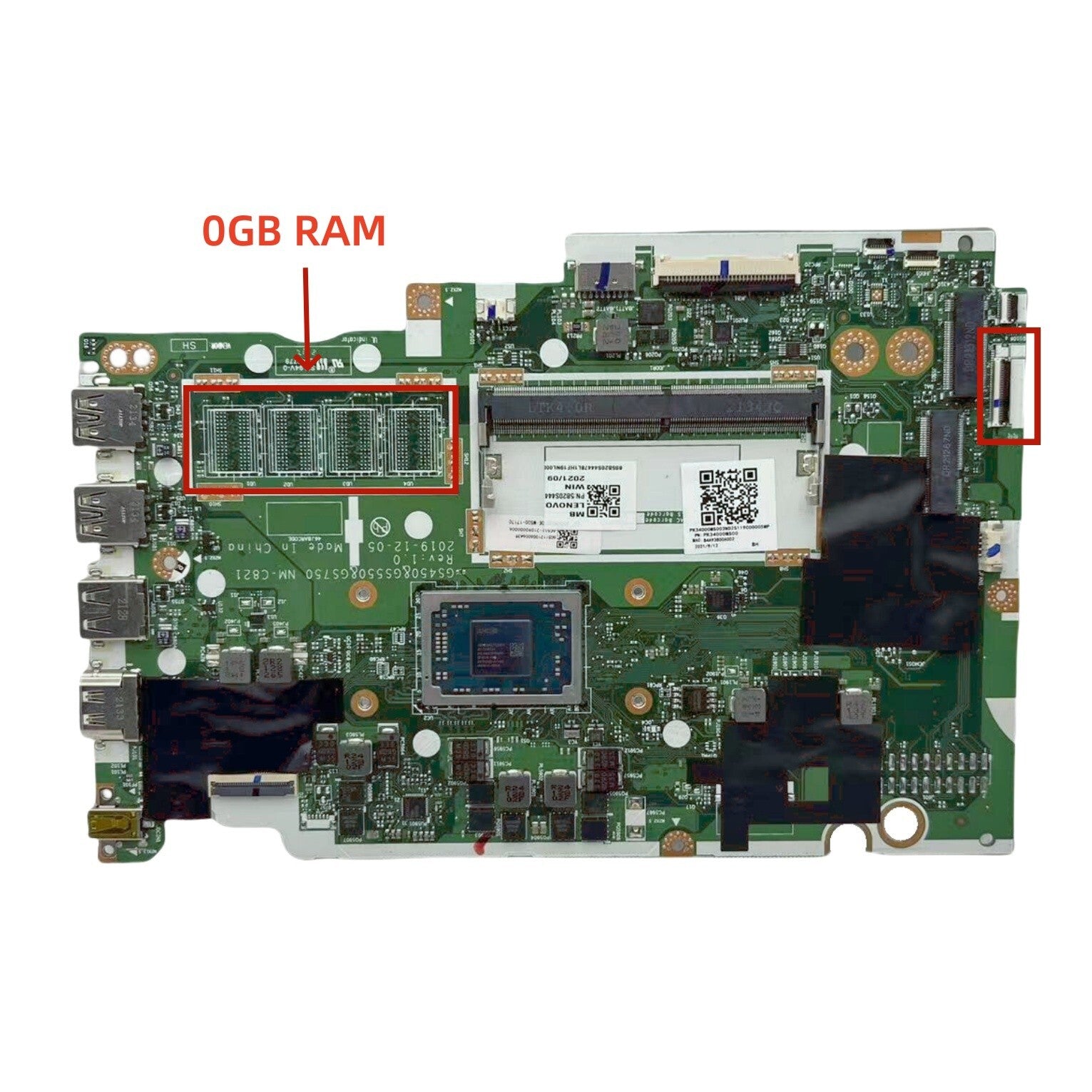 5B20S44478 Lenovo Ideapad 15ADA05 Motherboard NM-C821 with Athlon 3020U CPU - Bighao-Era Laptop part