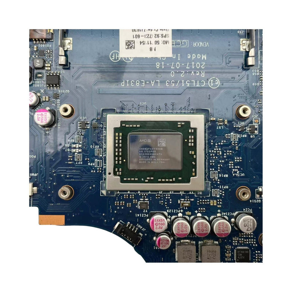 LA-E831P HP Pavilion 15-BW Motherboard 924723-601 A10-9620P CPU R7 M340 2G - Bighao-Era Laptop part