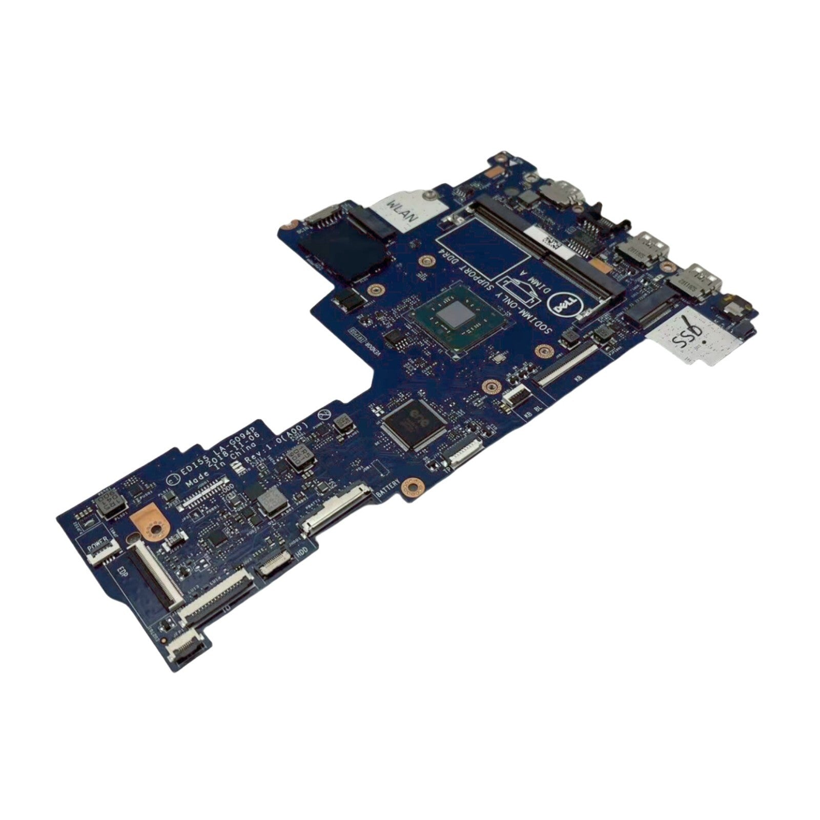 EDI55 LA-G094P Dell Inspiron 3582 Motherboard with Intel N4020 CPU CN-0M15FX - Bighao-Era Laptop part