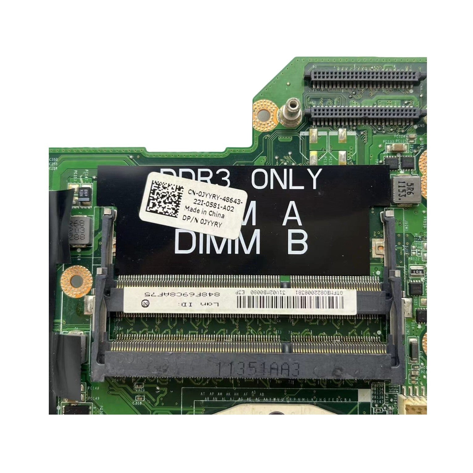 0JYYRY DA0V02MB6E1 For DELL Vostro V3450 Laptop Motherboard UMA HM67 Mainboard - Bighao-Era Laptop part