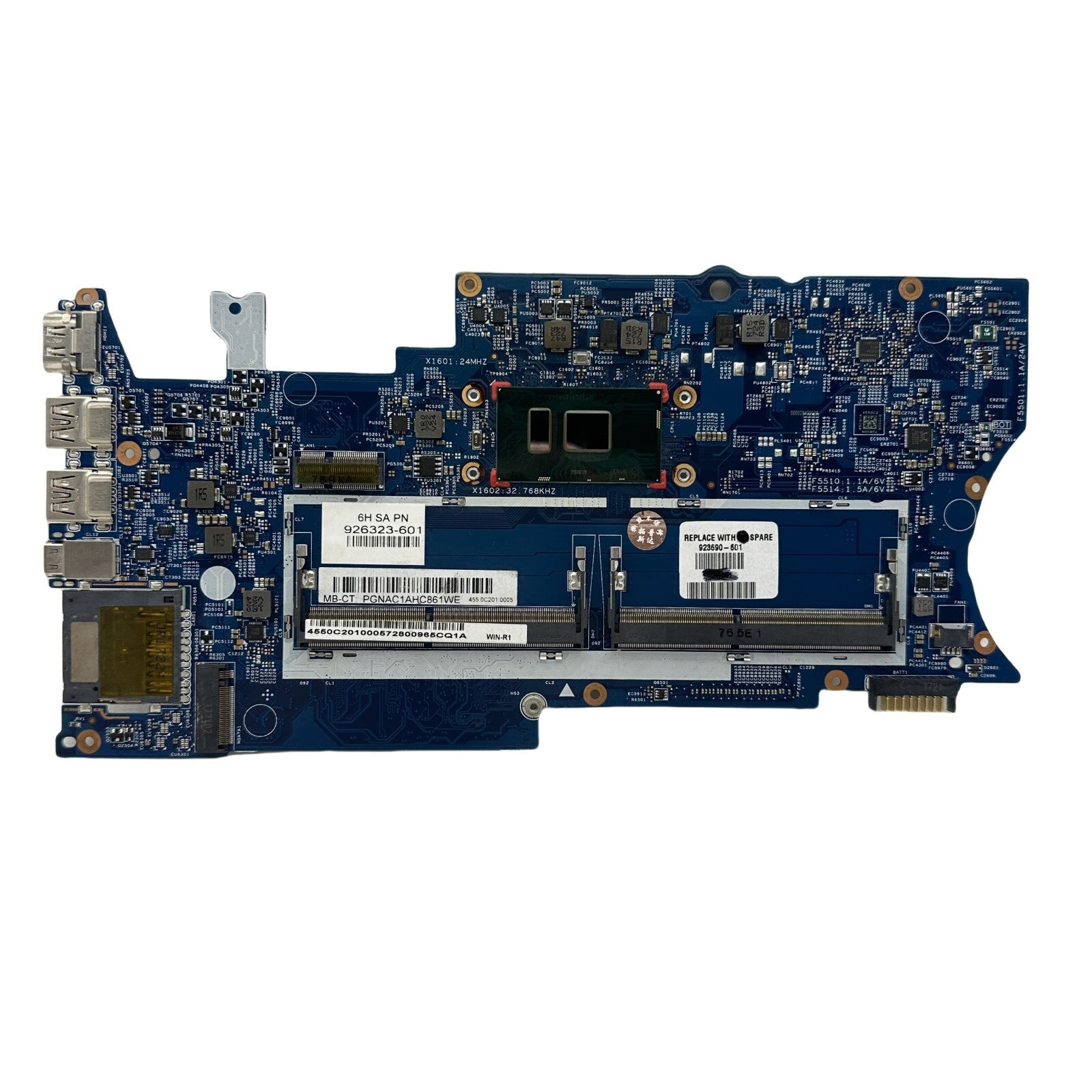 HP X360 14-BA Motherboard 16872-1 with i5-7200U CPU DDR4 - 923690-601/001 - Bighao-Era Laptop part