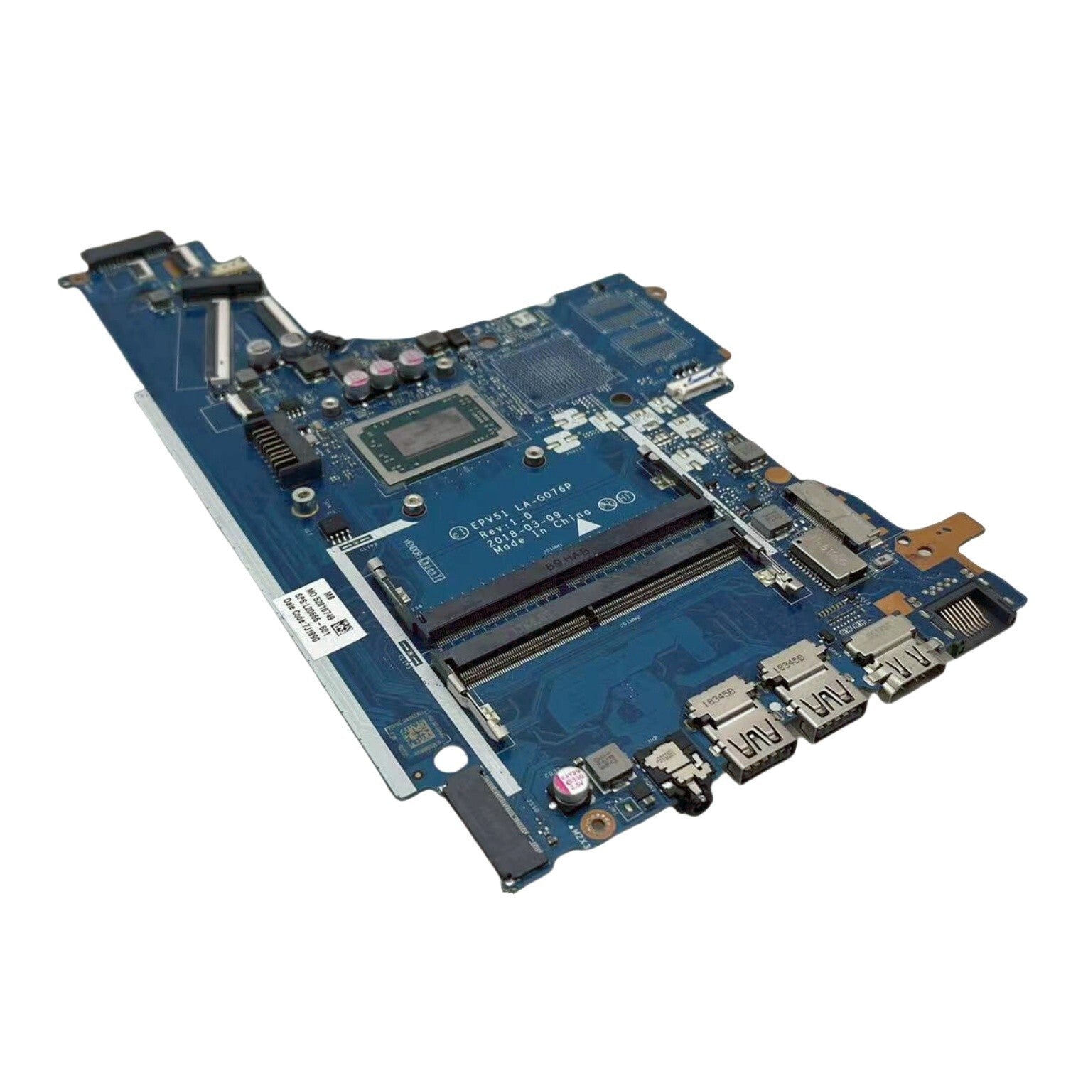 EPV51 LA-G076P For HP 15-DB Laptop Motherboard With R3-2200U CPU L20666-601 - Bighao-Era Laptop part